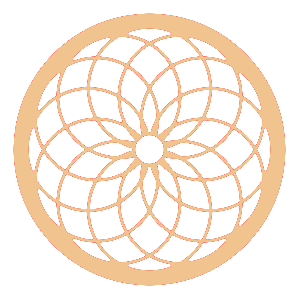 Decoración de pared geométrica