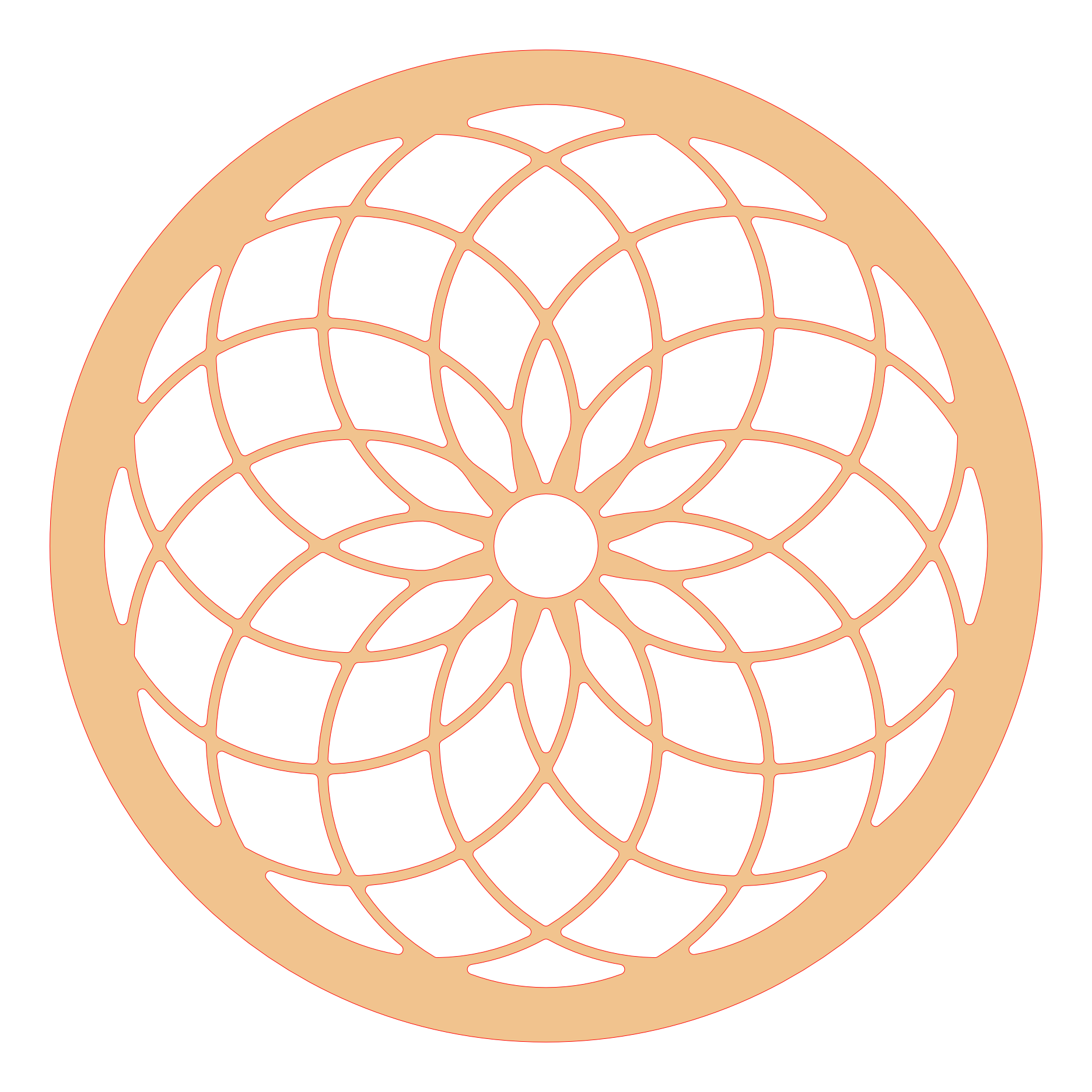 Decoración de pared geométrica