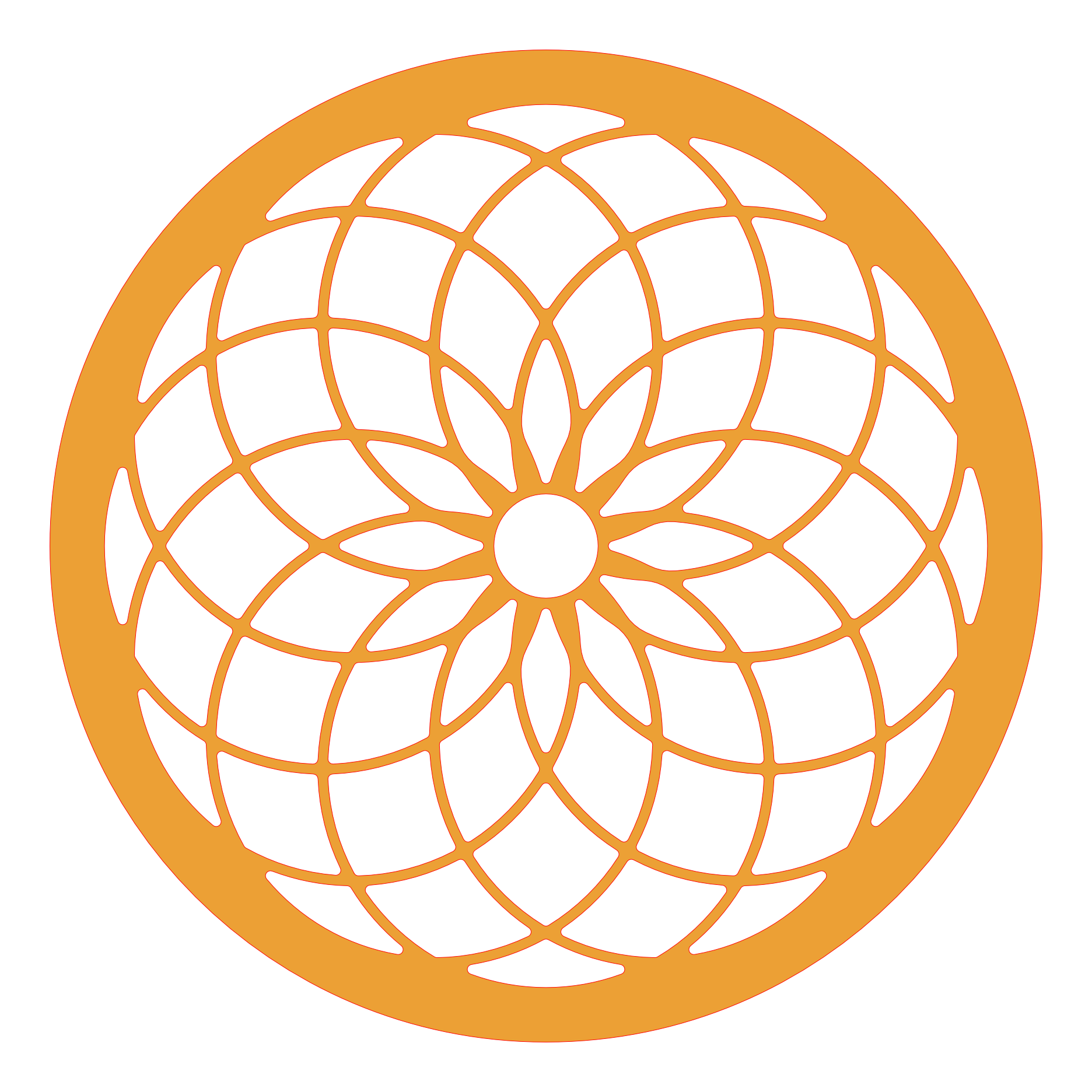 Decoración de pared geométrica