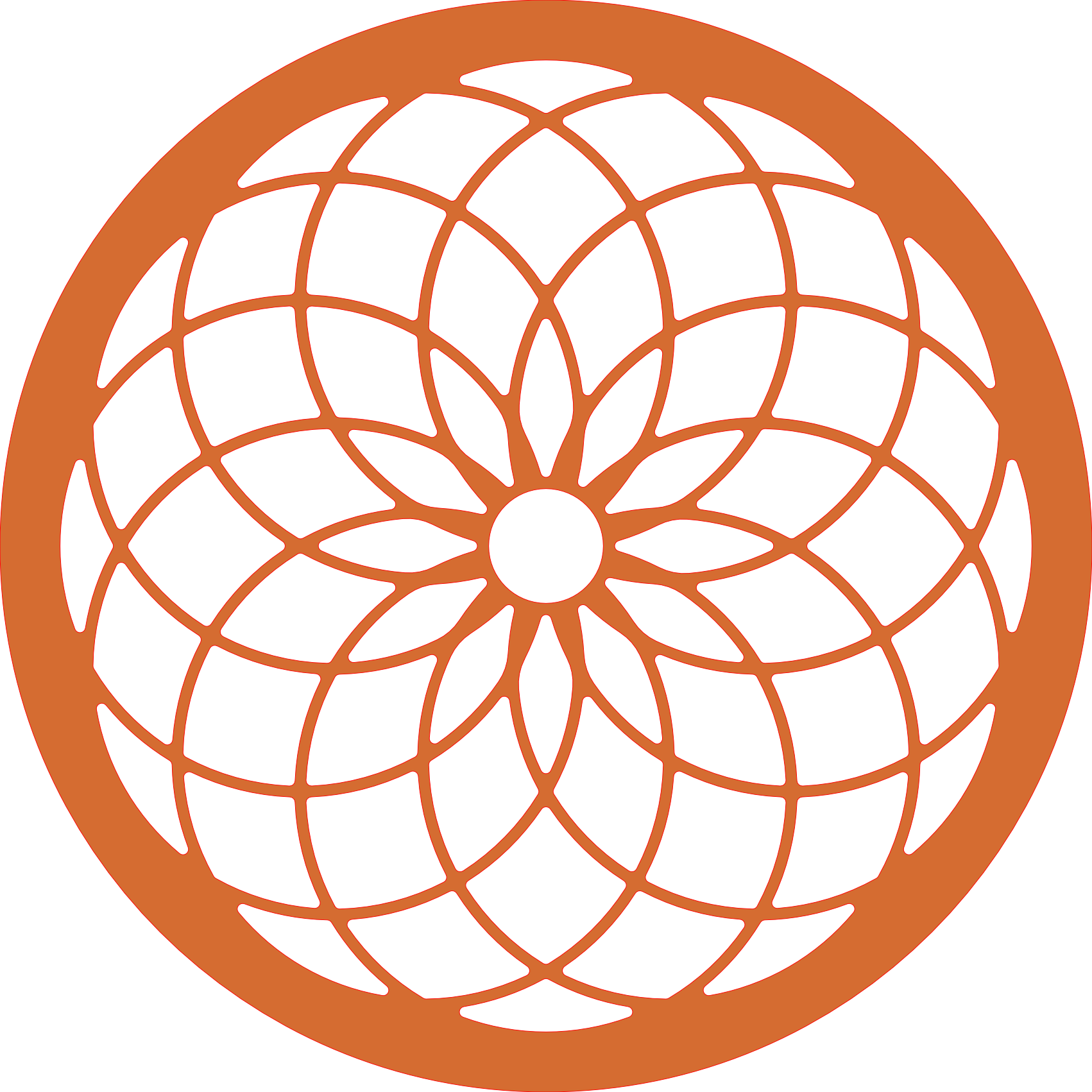 Decoración de pared geométrica