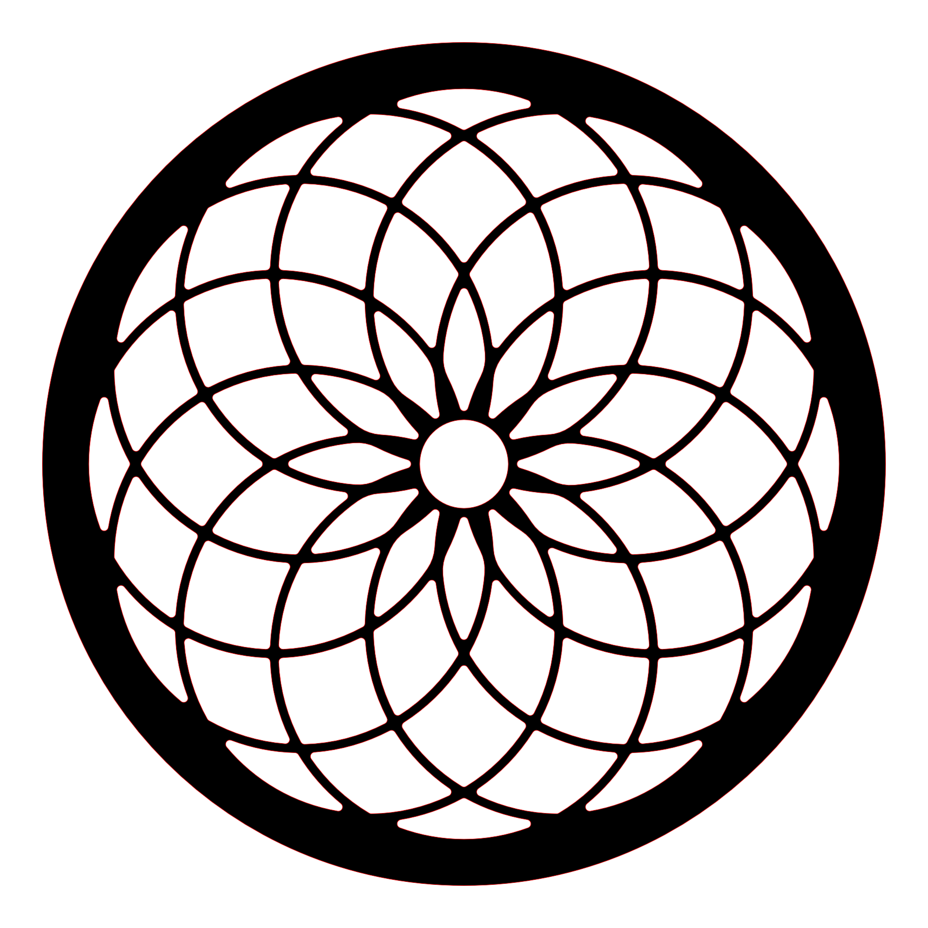 Decoración de pared geométrica