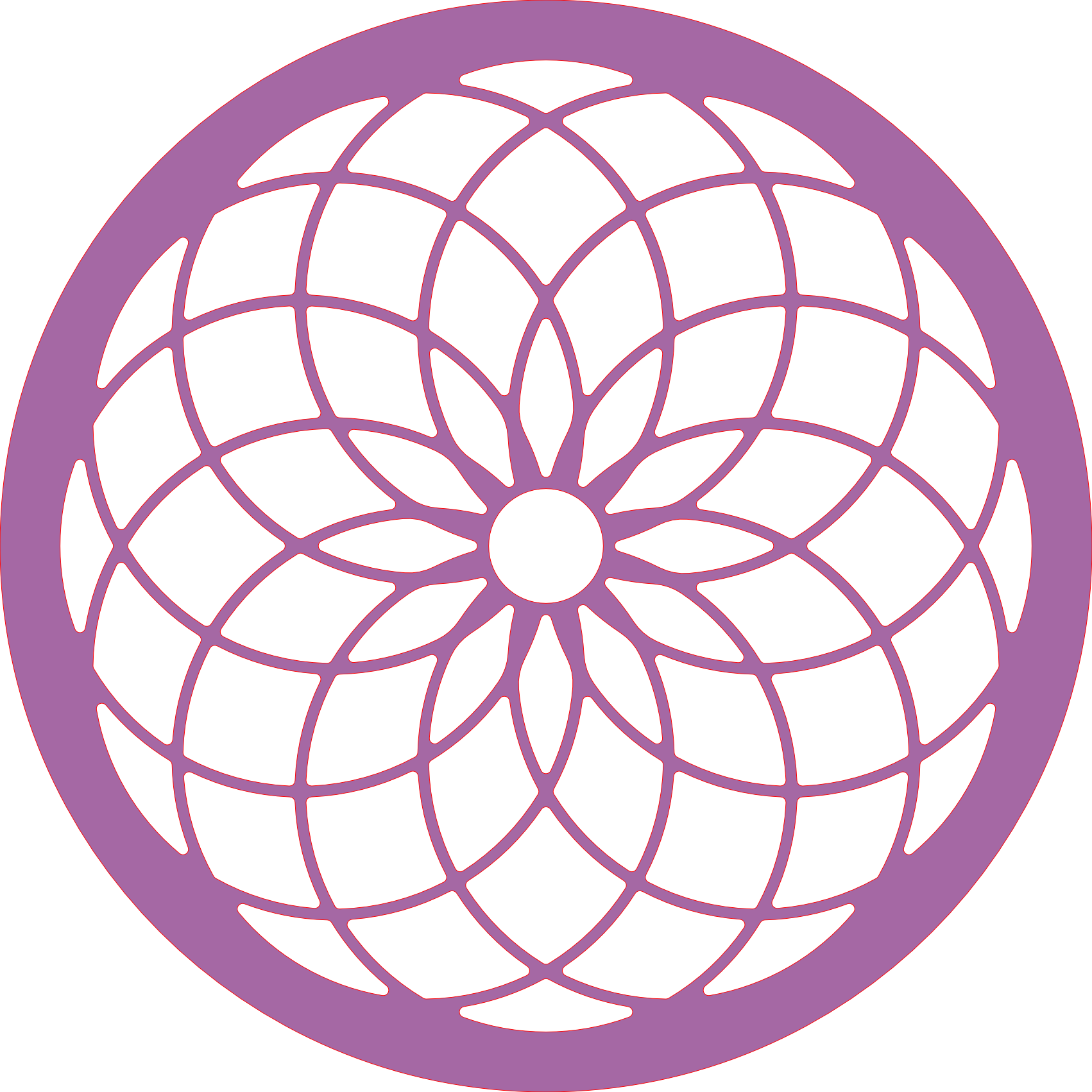 Decoración de pared geométrica