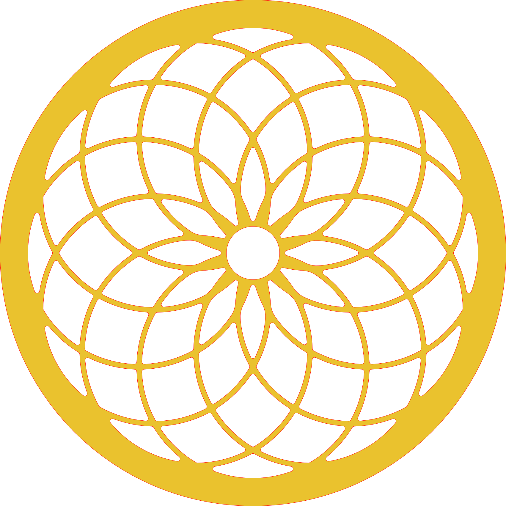 Decoración de pared geométrica