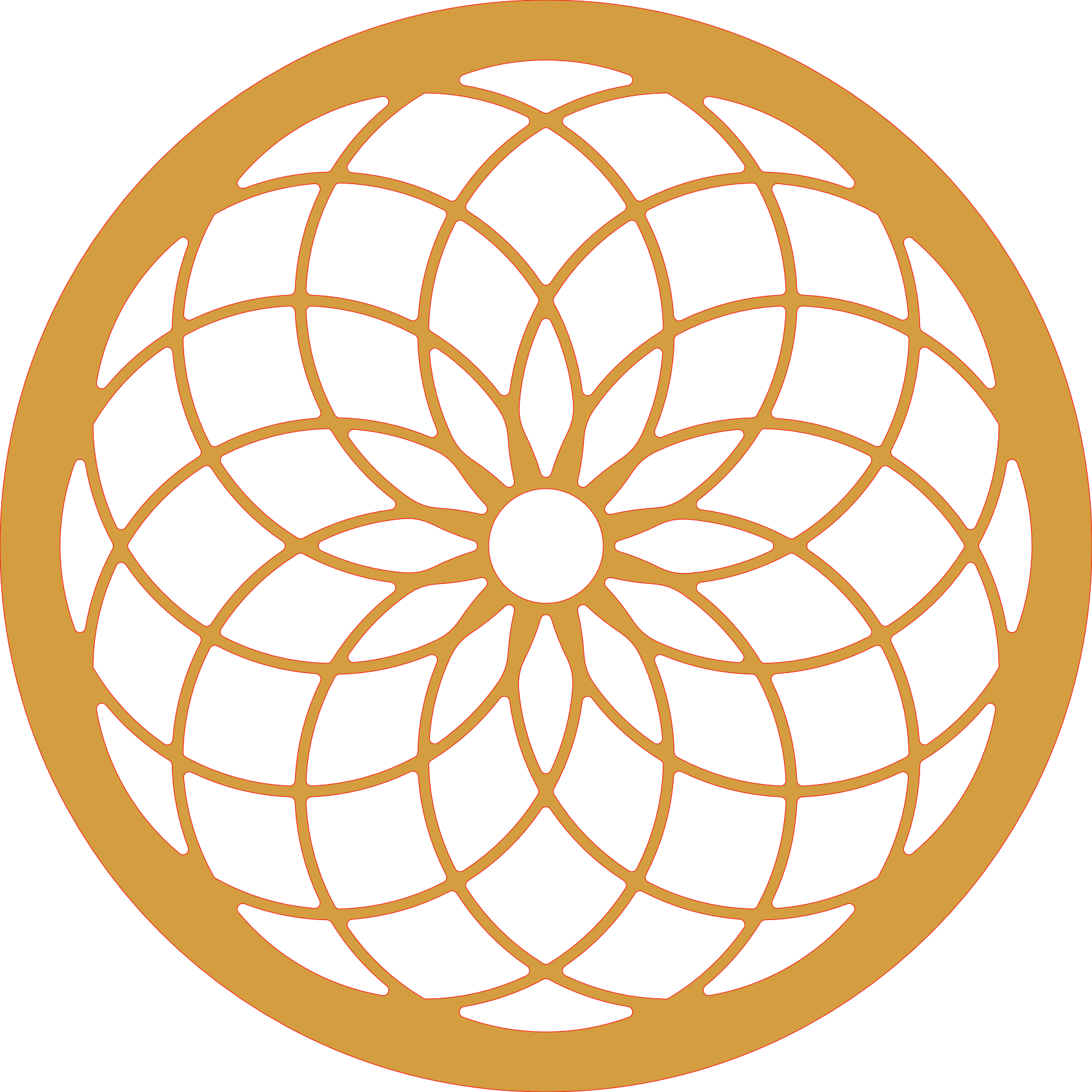 Decoración de pared geométrica