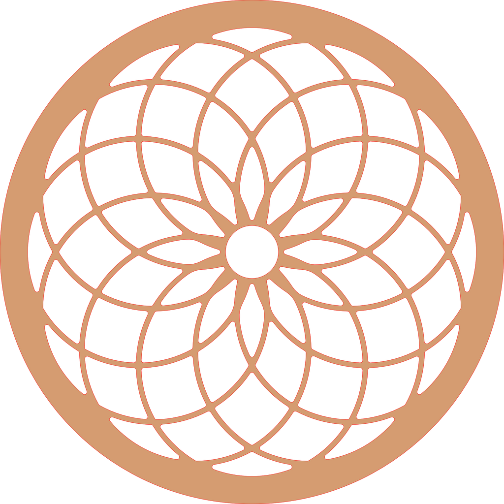 Decoración de pared geométrica