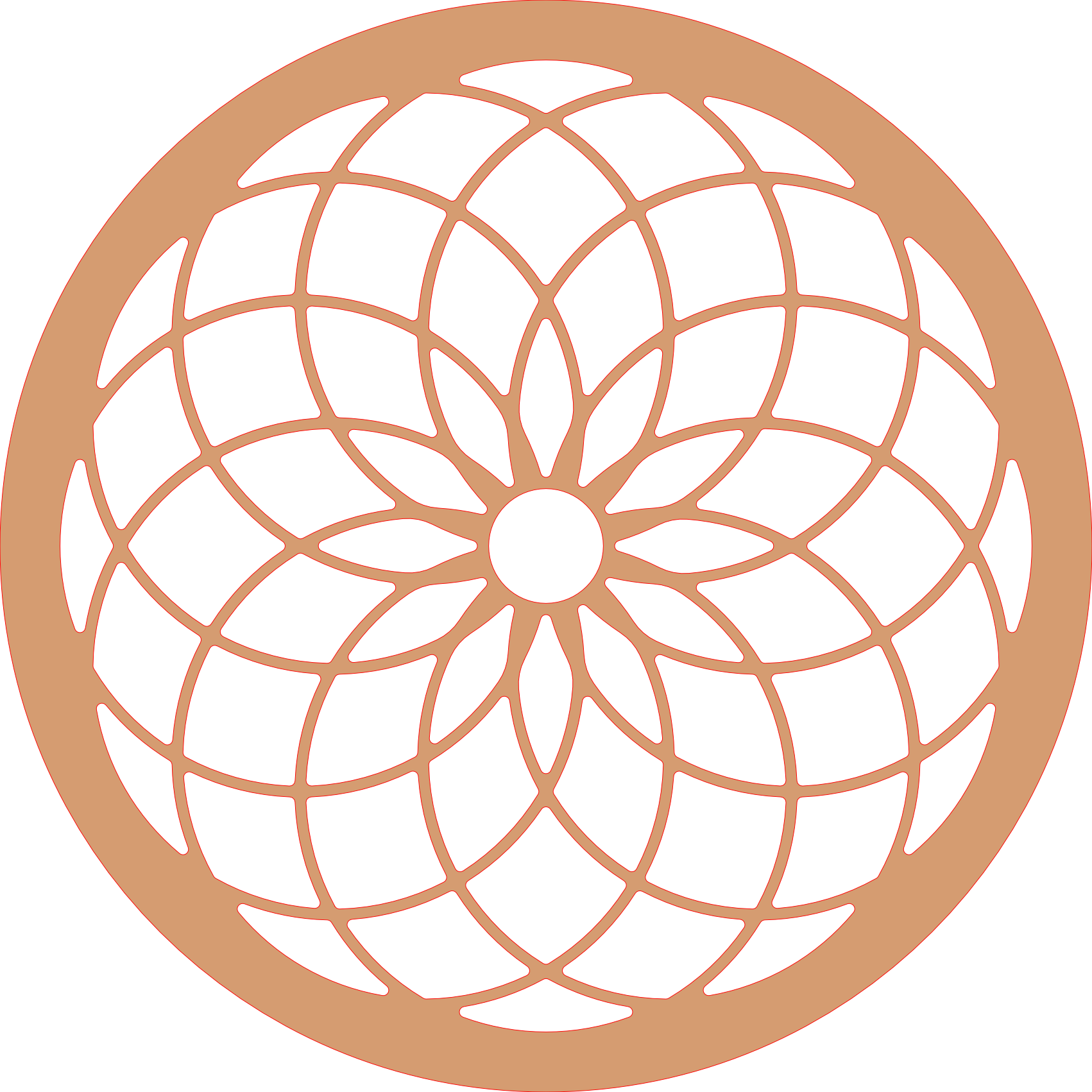 Decoración de pared geométrica