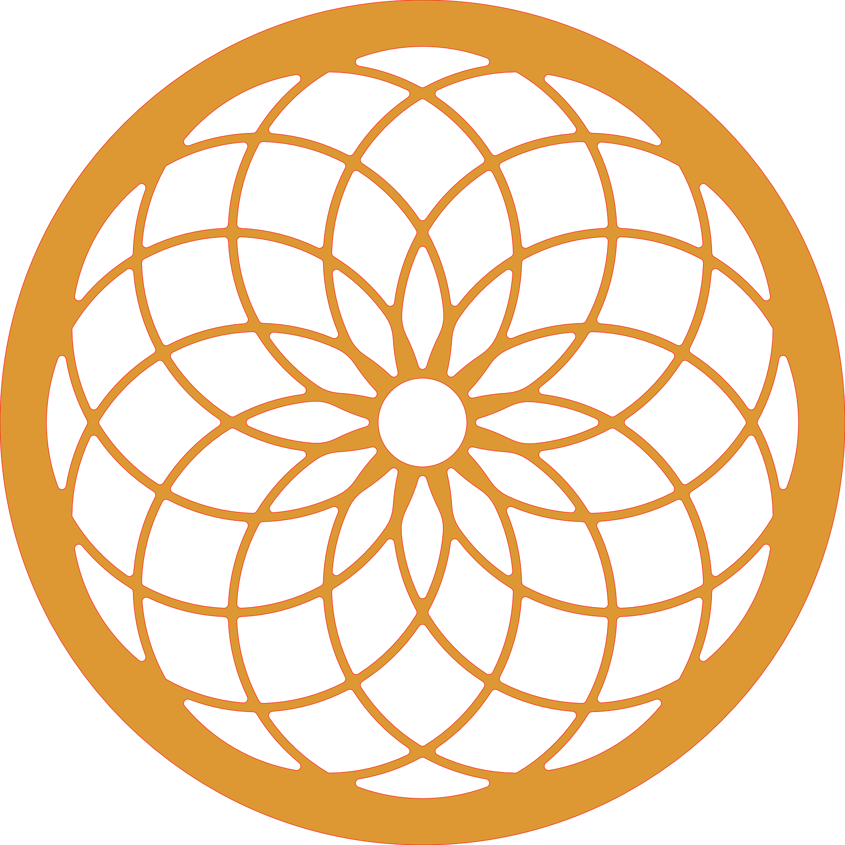 Decoración de pared geométrica