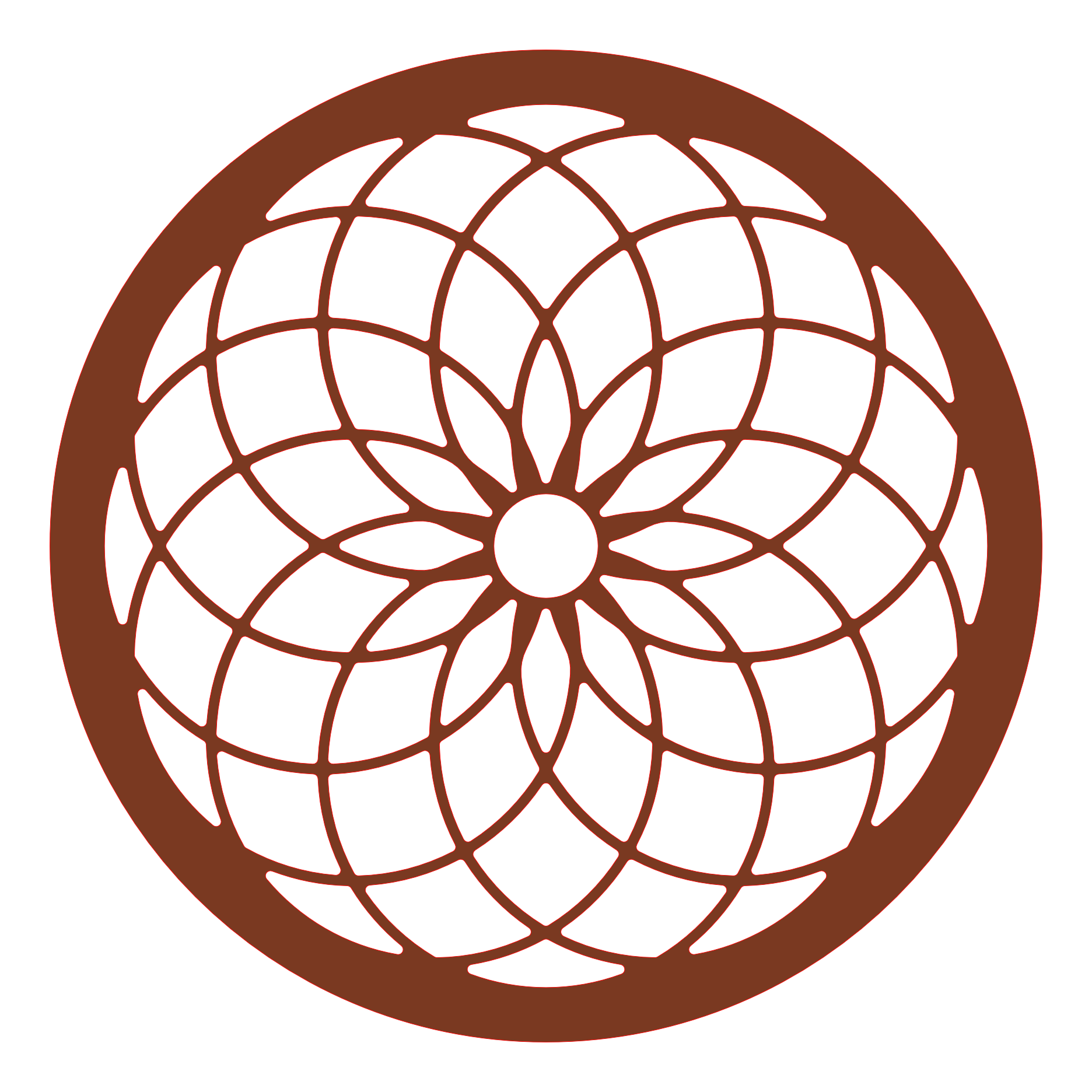 Decoración de pared geométrica