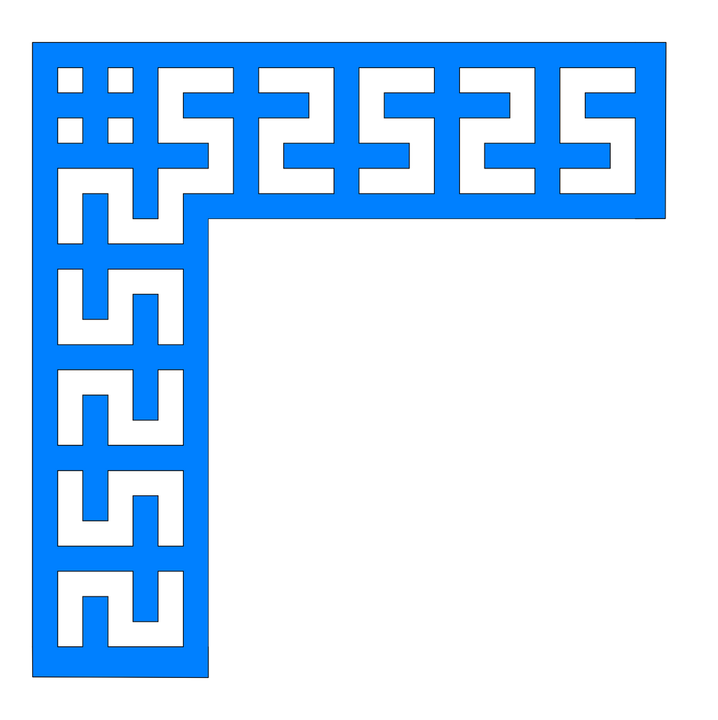 Esquina madera ( par, 2 piezas ) 043