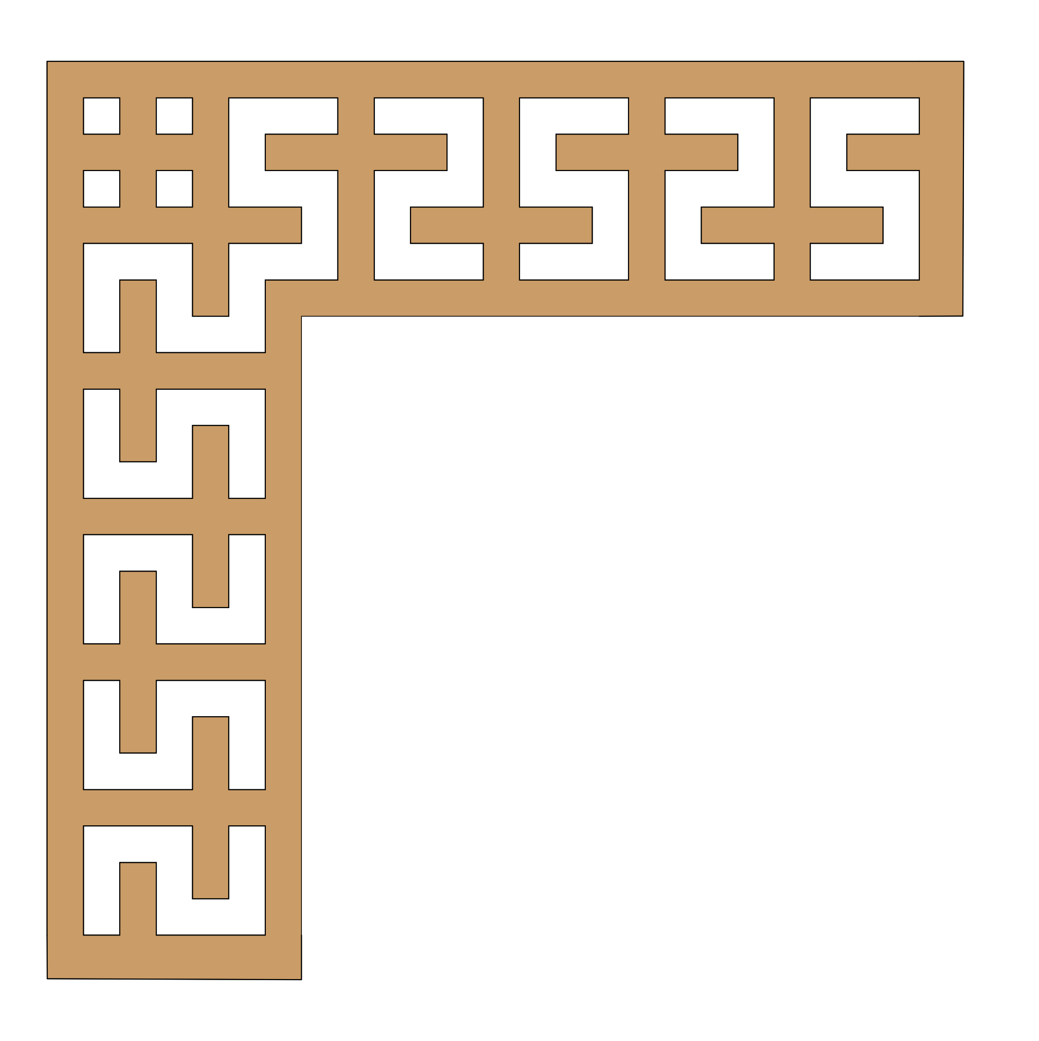 Esquina madera ( par, 2 piezas ) 043