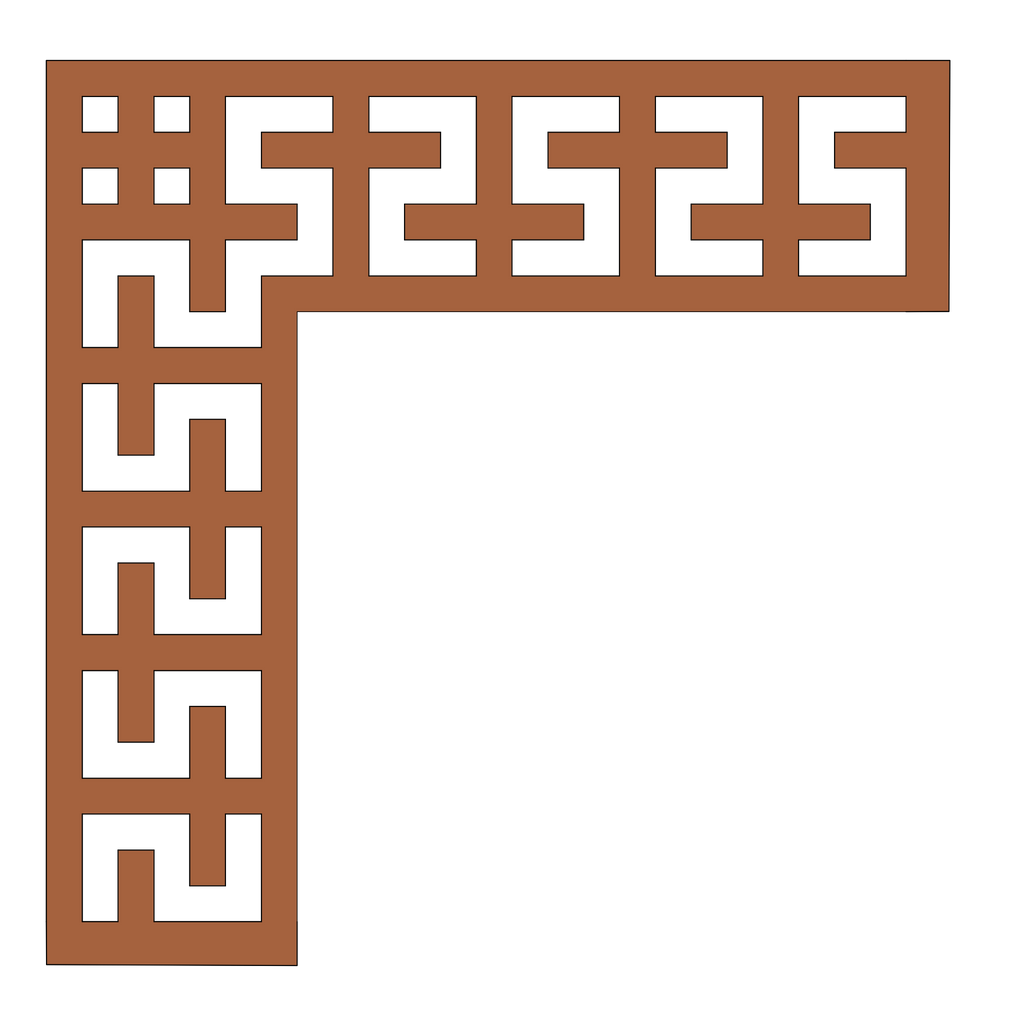 Esquina madera ( par, 2 piezas ) 043