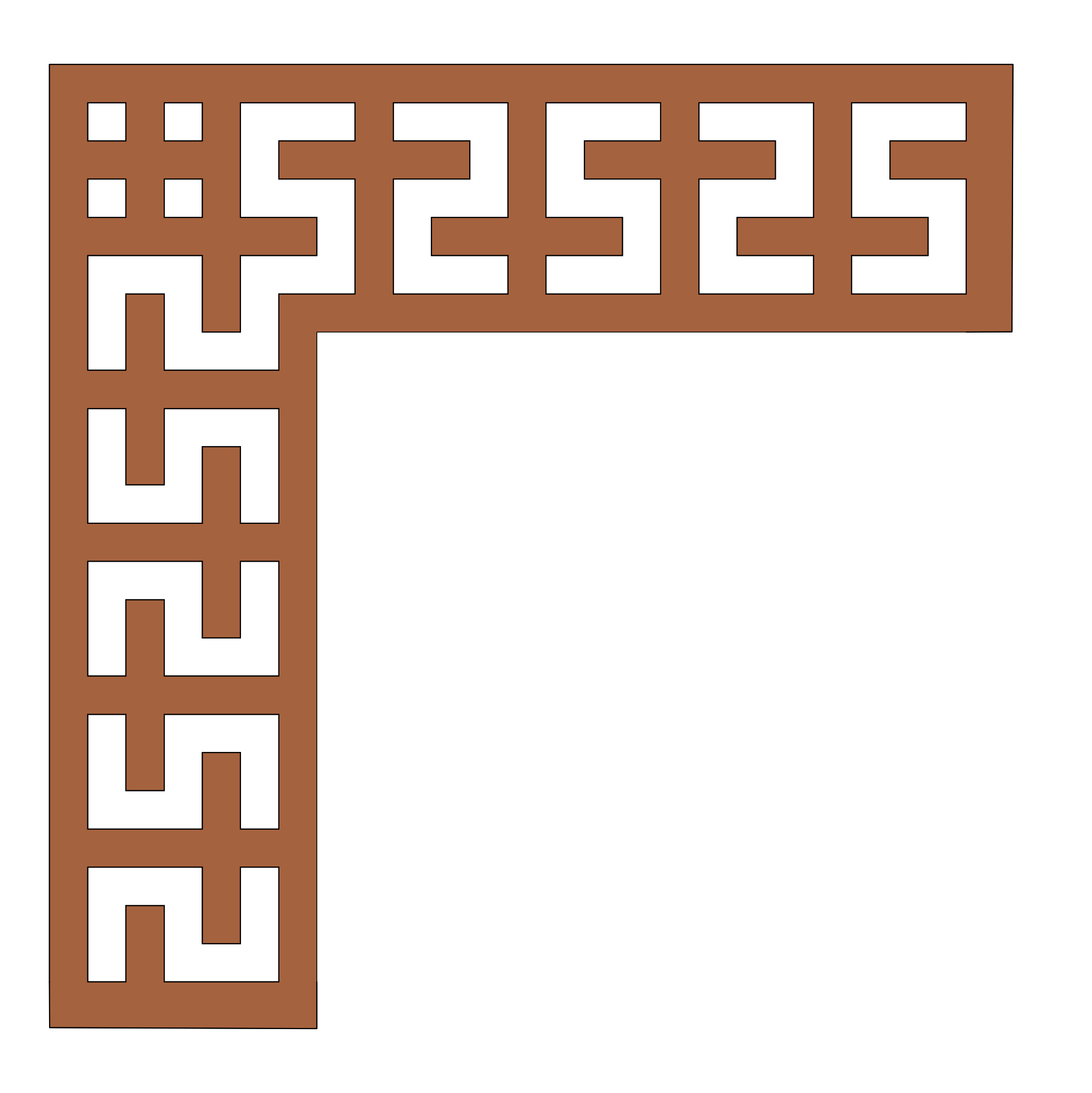 Esquina madera ( par, 2 piezas ) 043