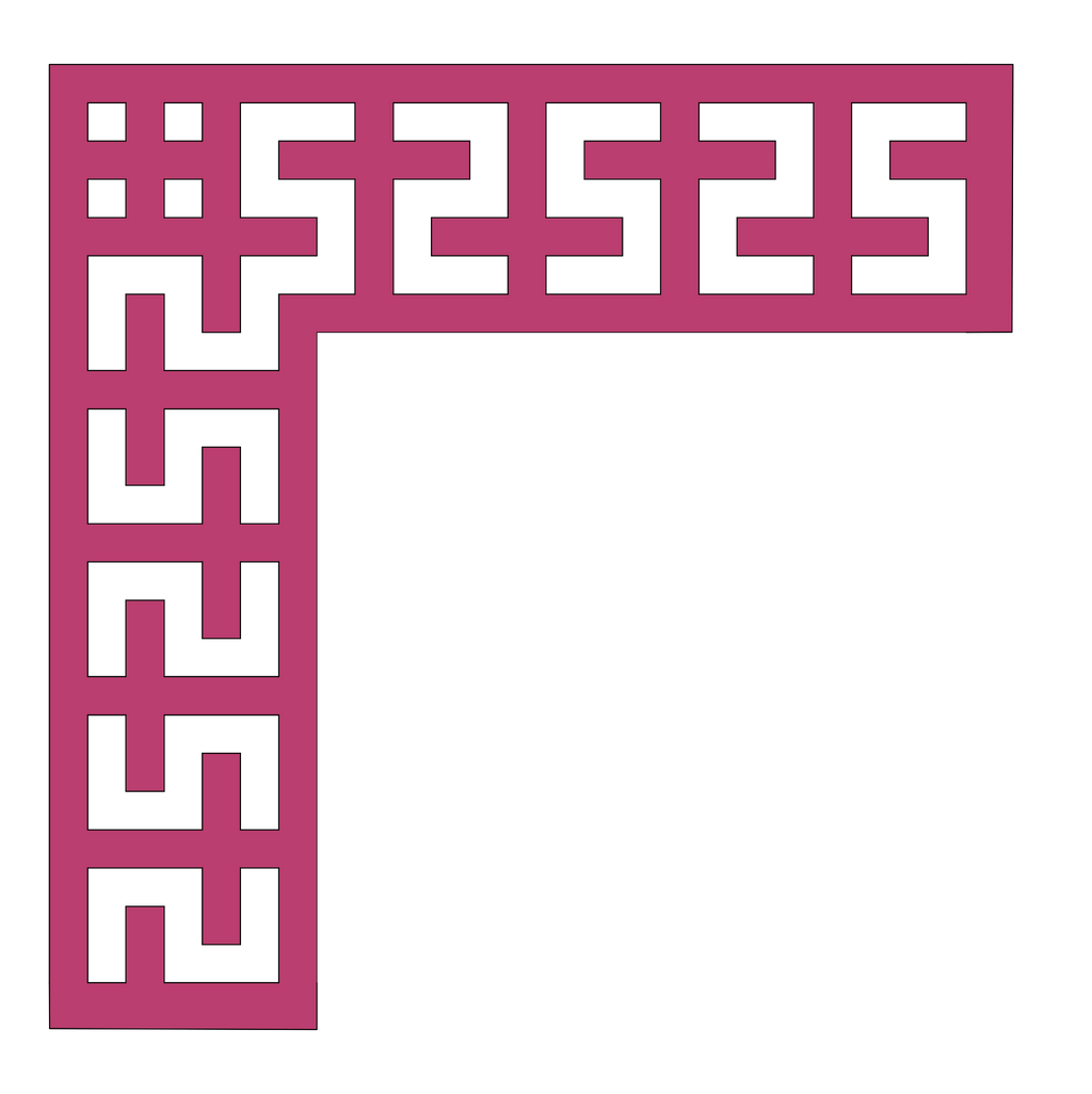 Esquina madera ( par, 2 piezas ) 043