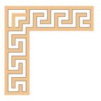Esquina madera ( par, 2 piezas ) 044