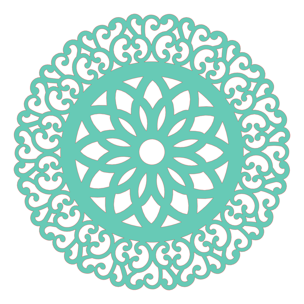 Panel decorativo mandala