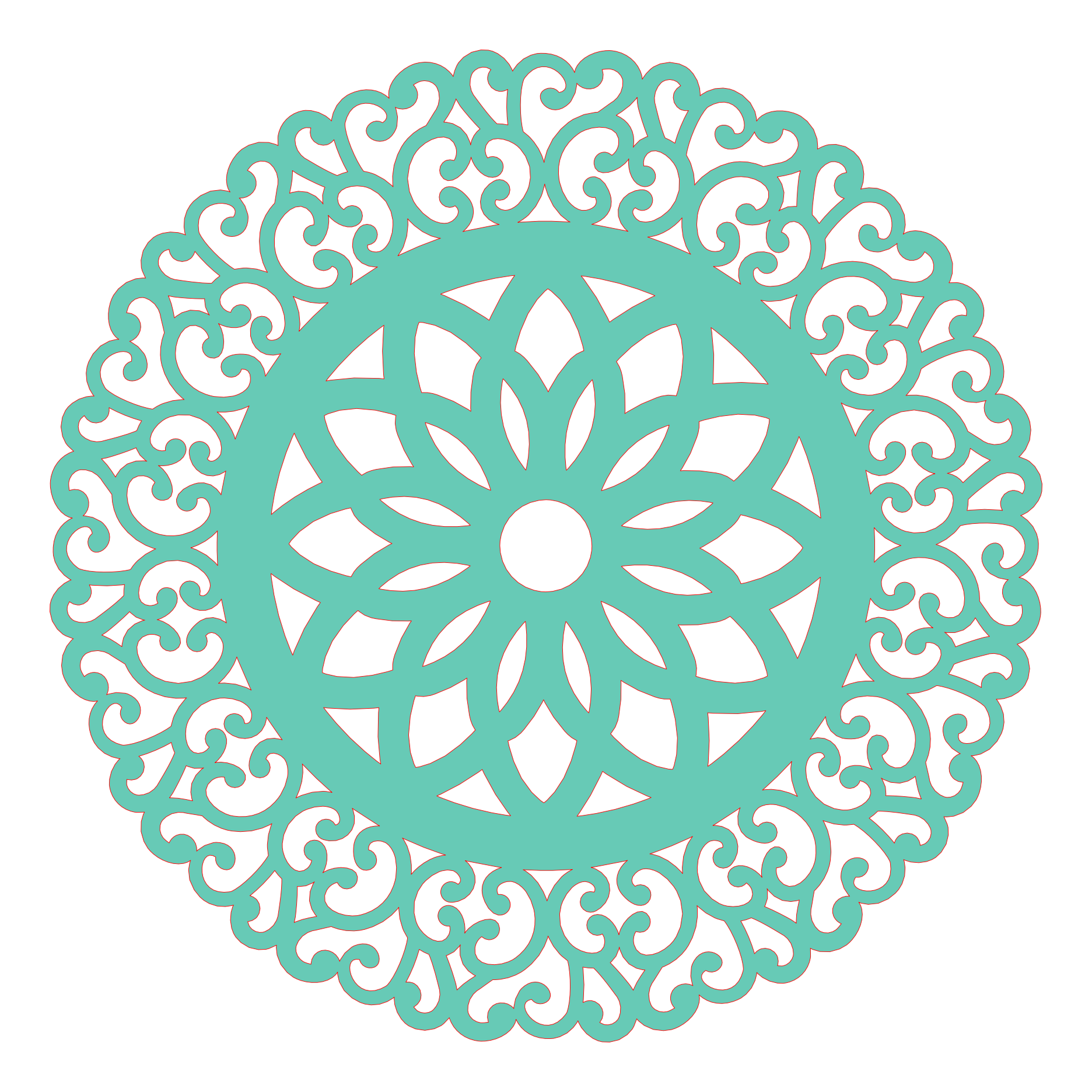 Panel decorativo mandala
