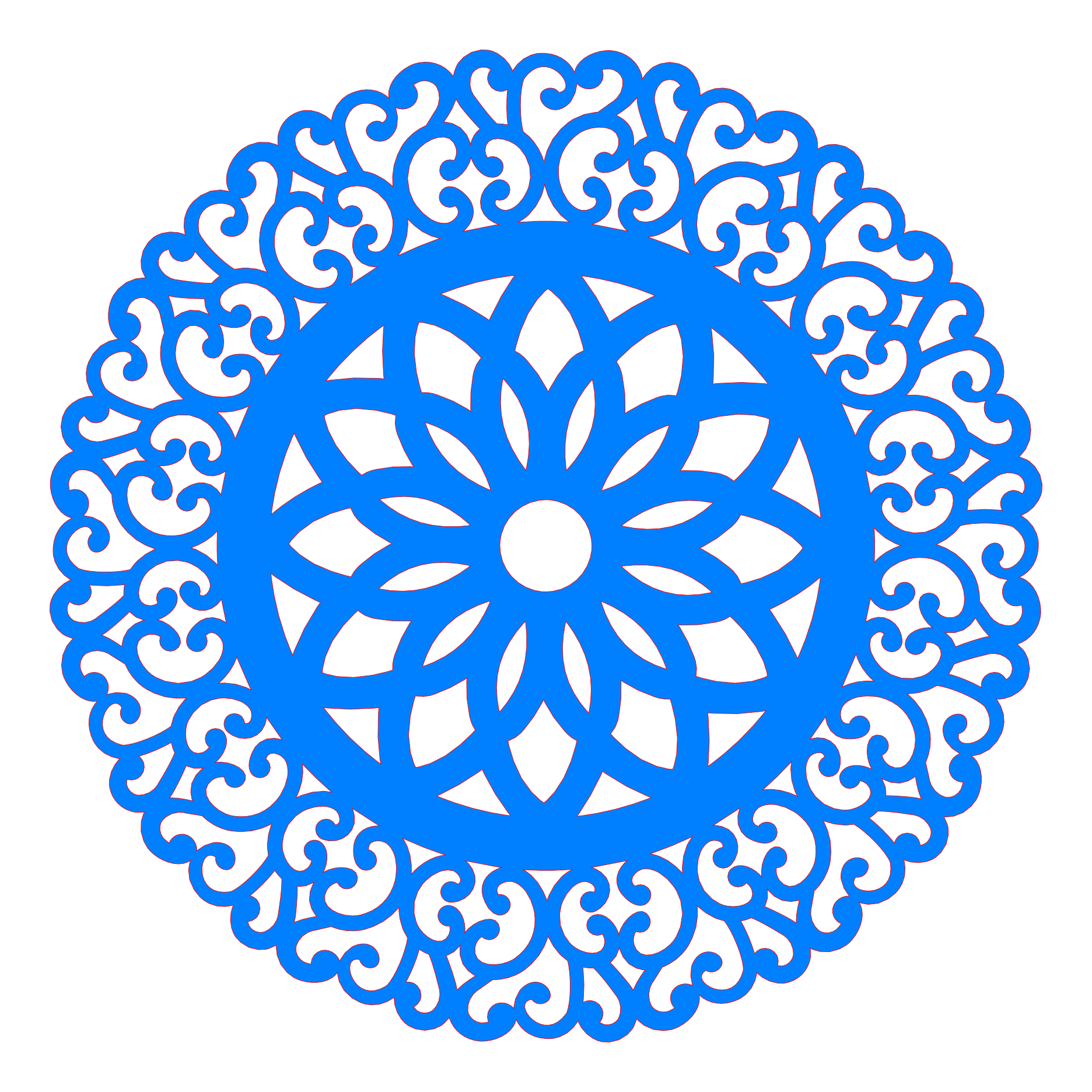 Panel decorativo mandala