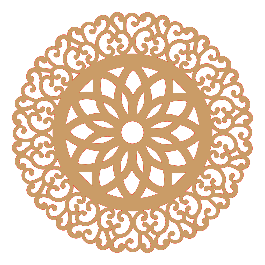 Panel decorativo mandala