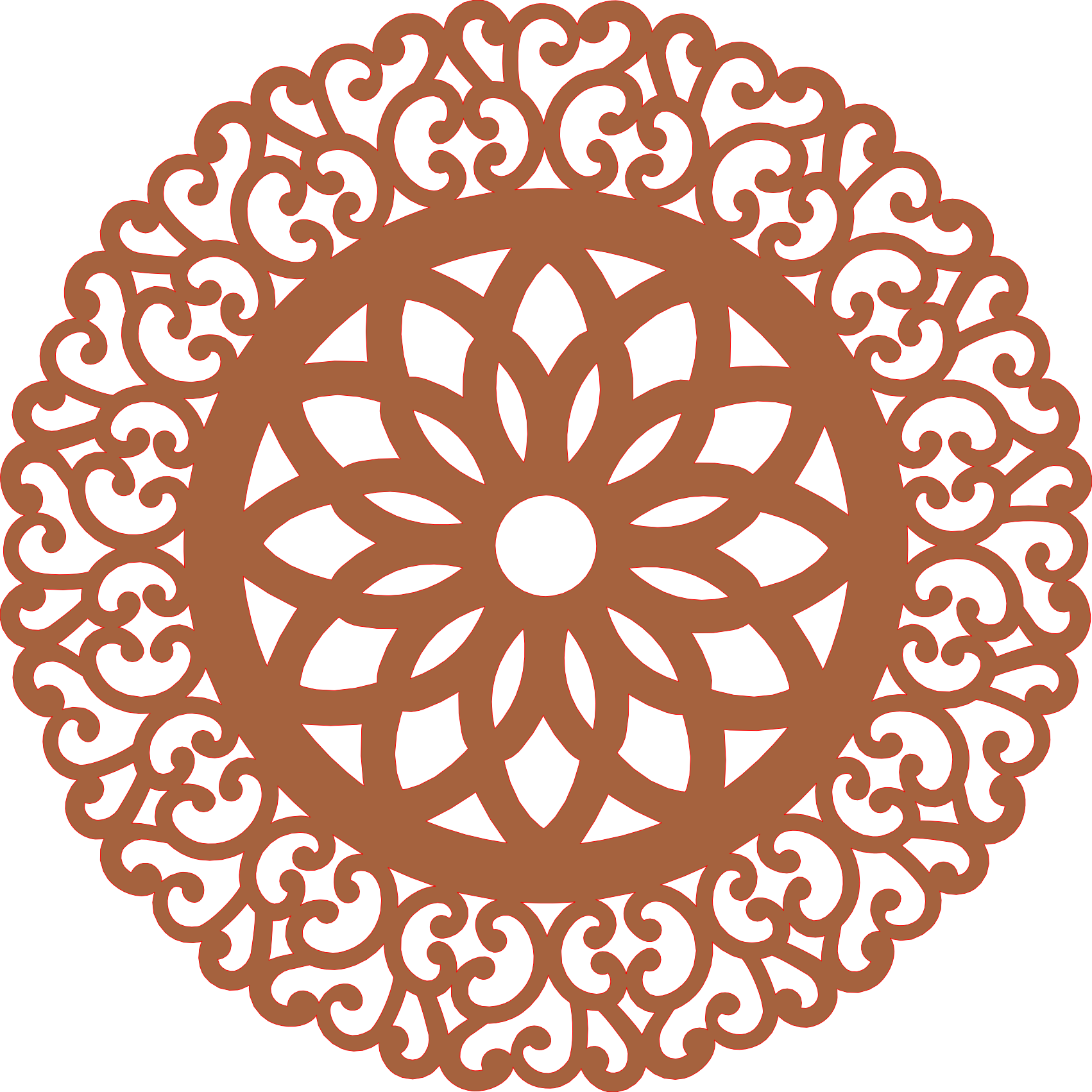 Panel decorativo mandala