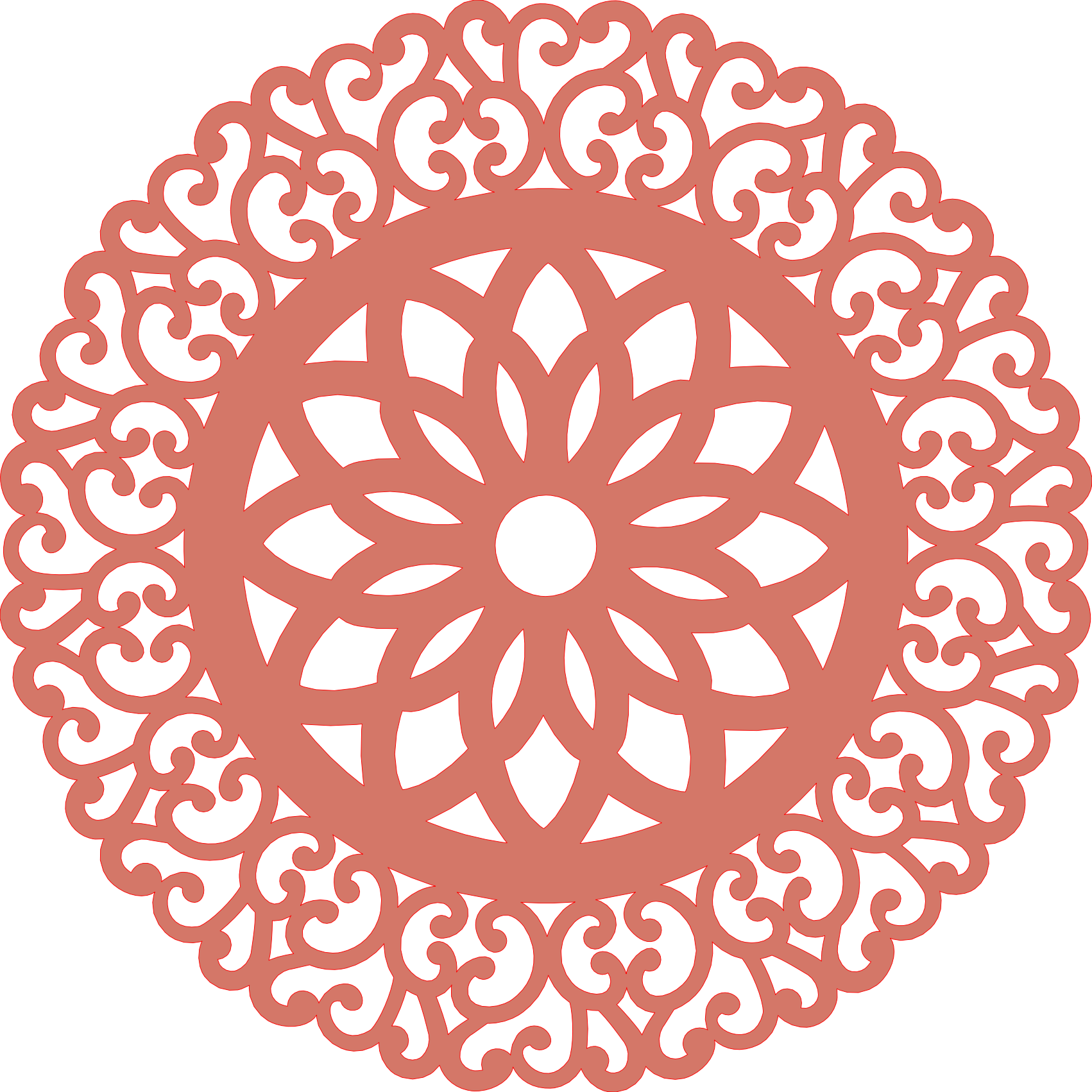 Panel decorativo mandala
