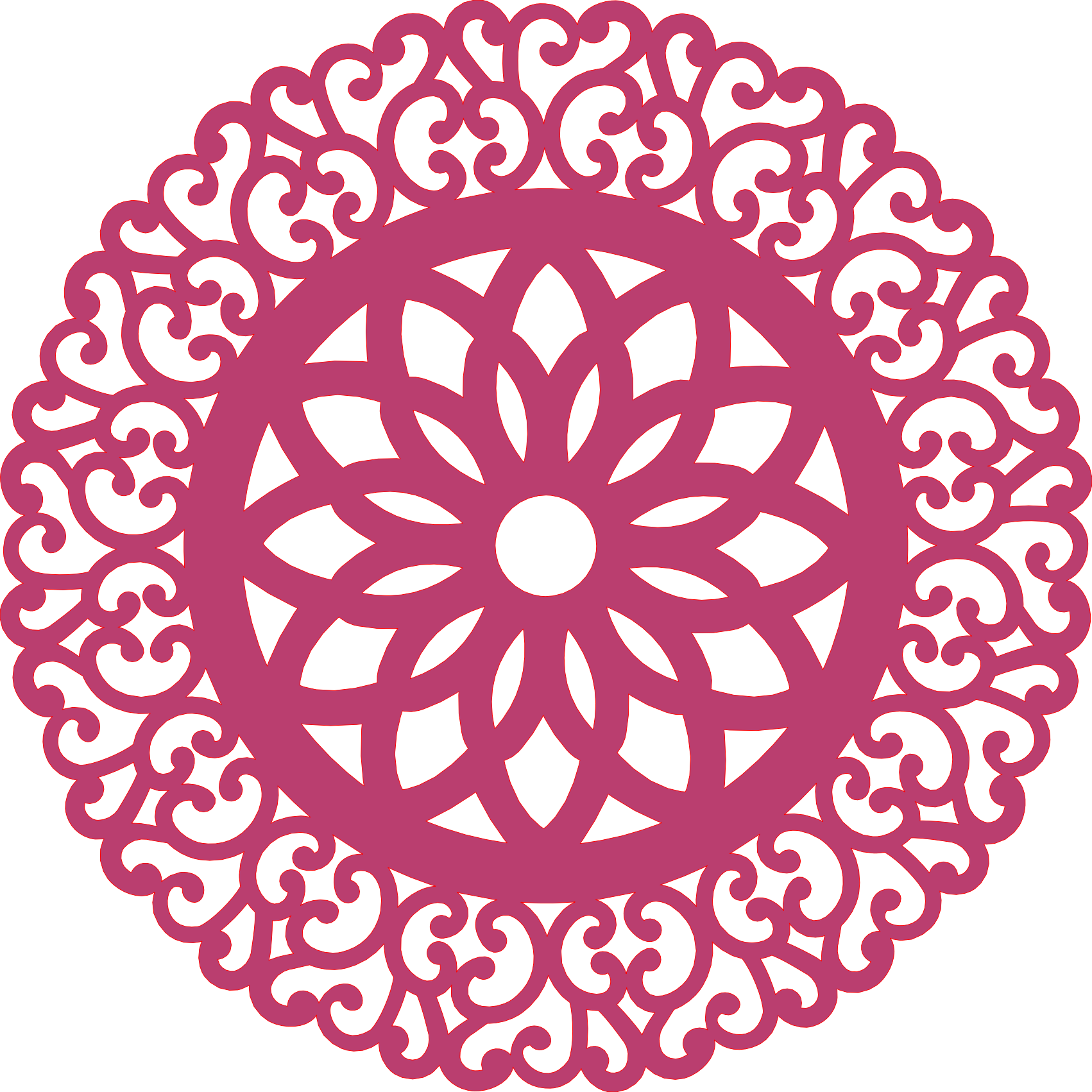 Panel decorativo mandala