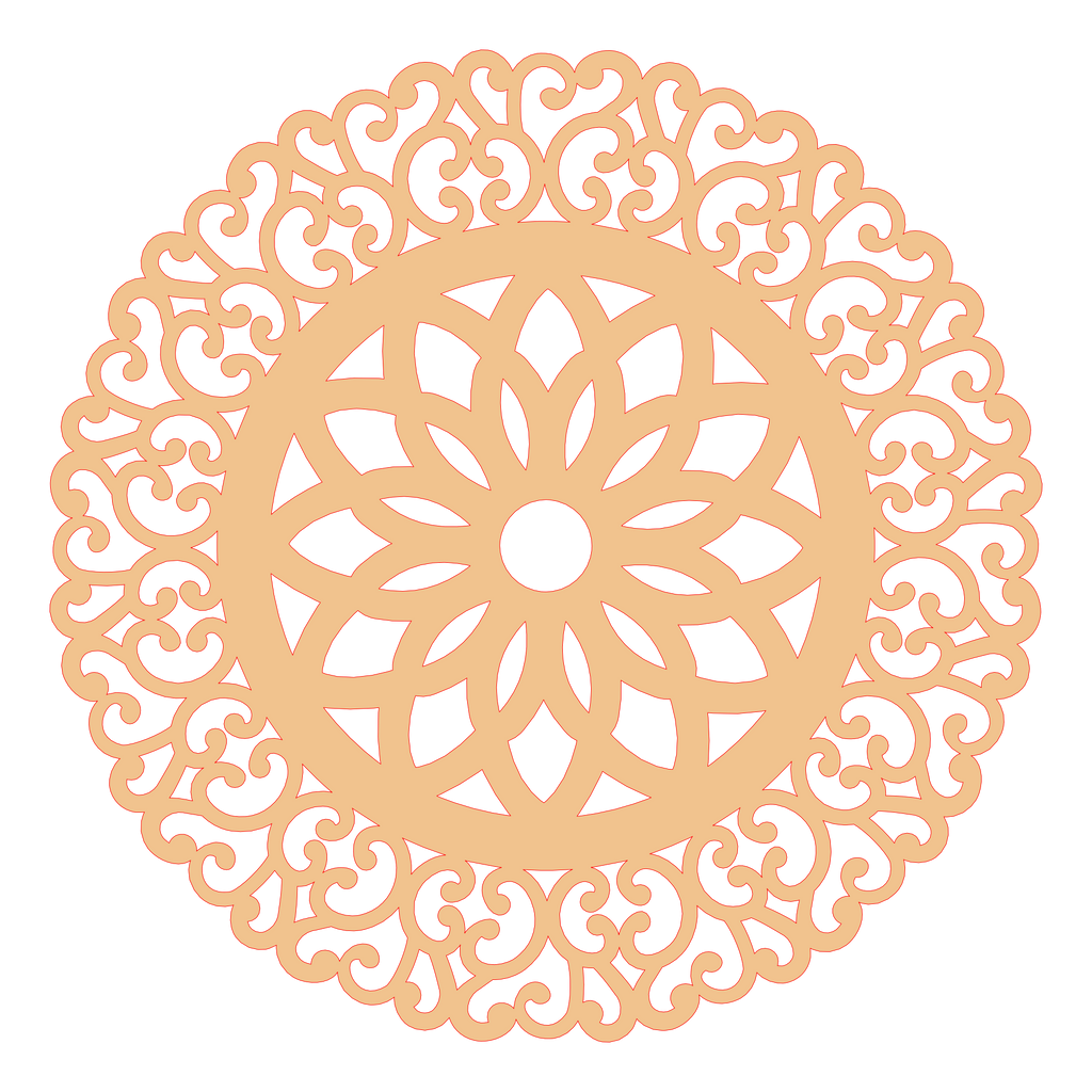 Panel decorativo mandala
