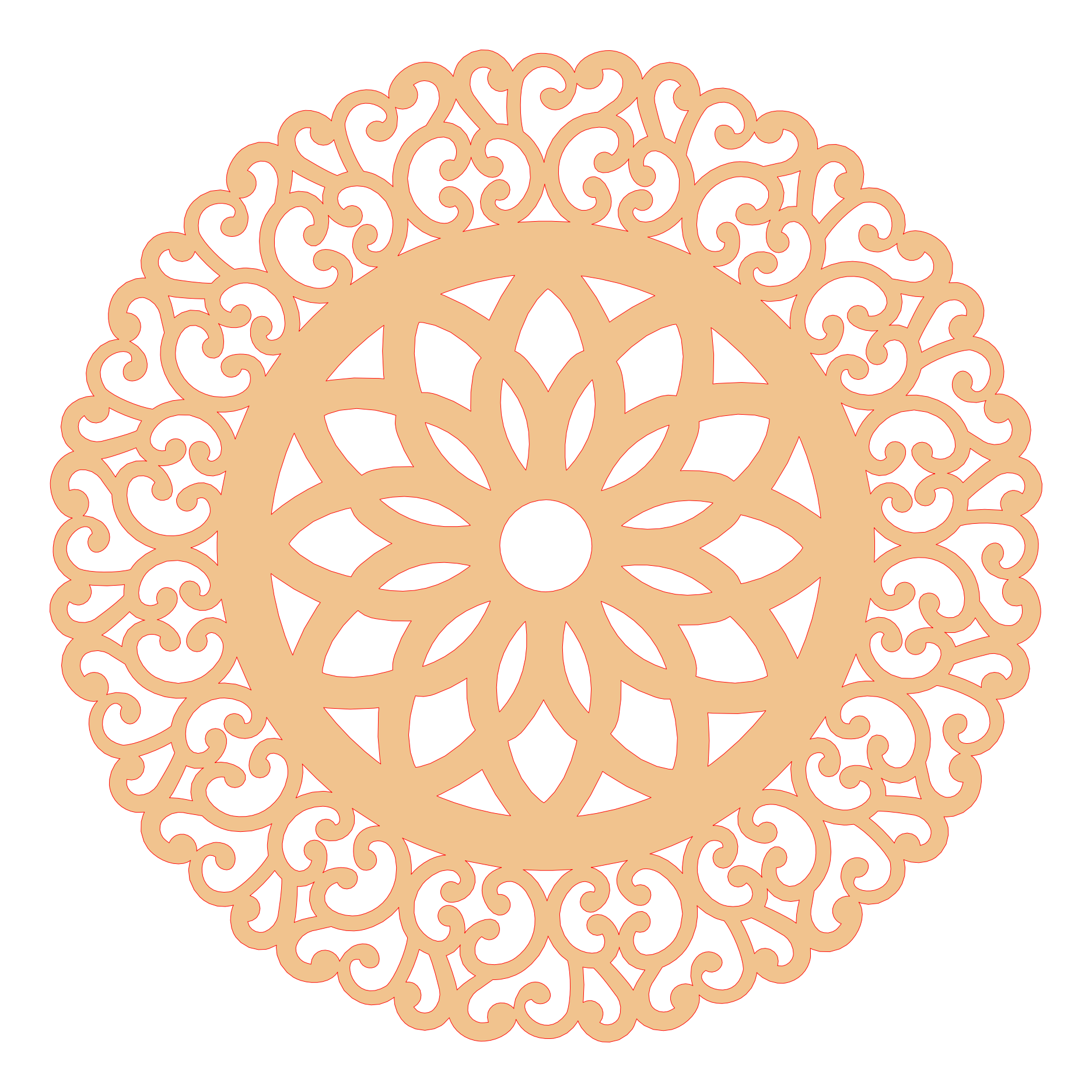 Panel decorativo mandala