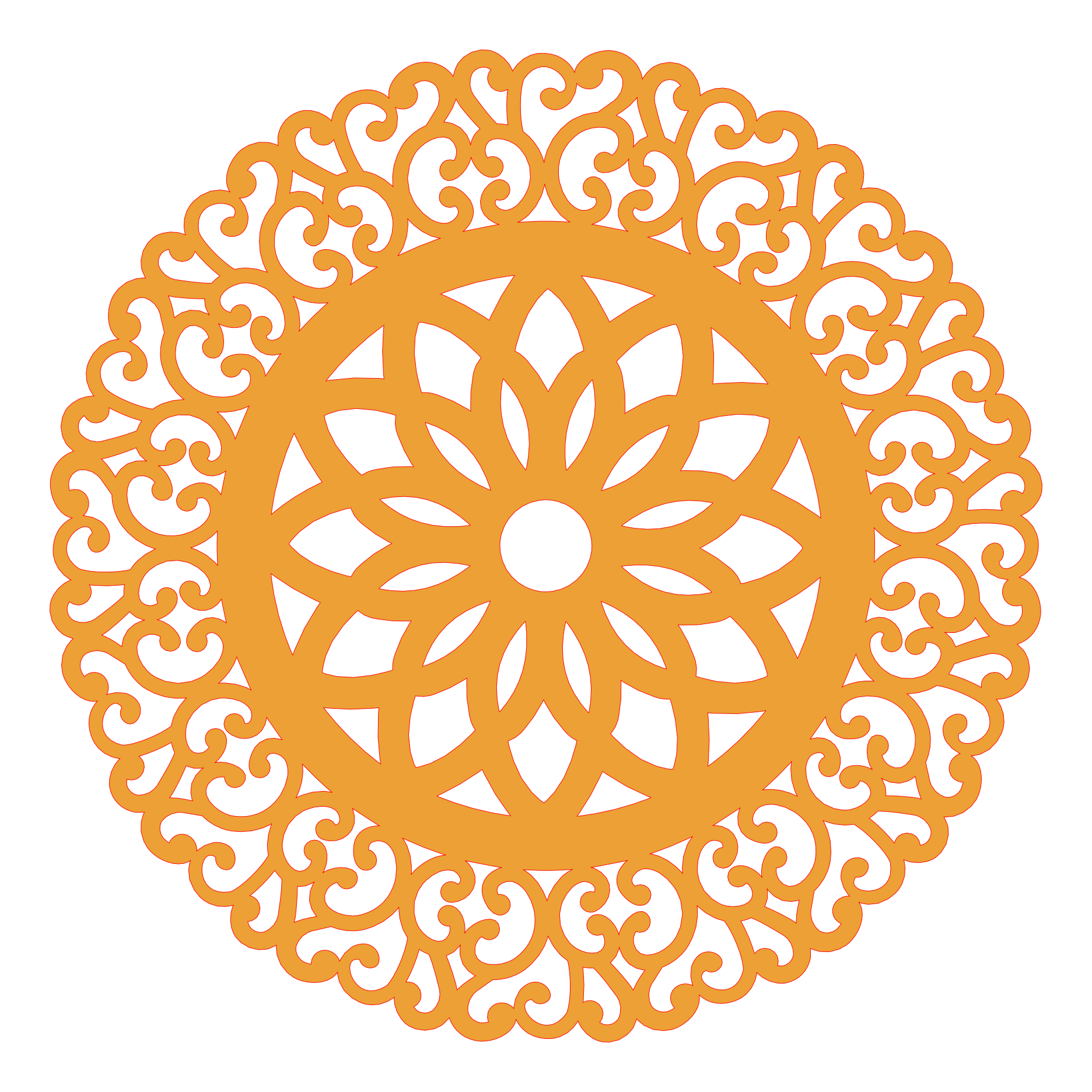Panel decorativo mandala
