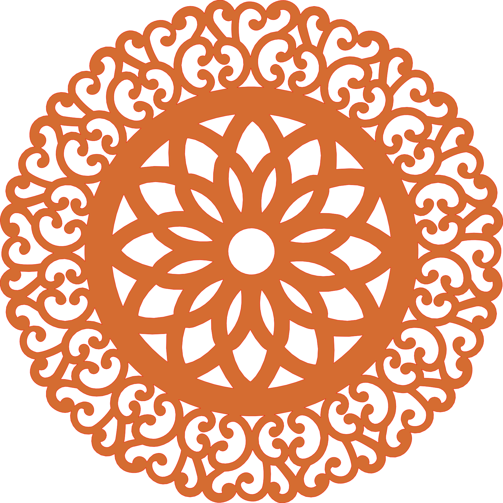 Panel decorativo mandala