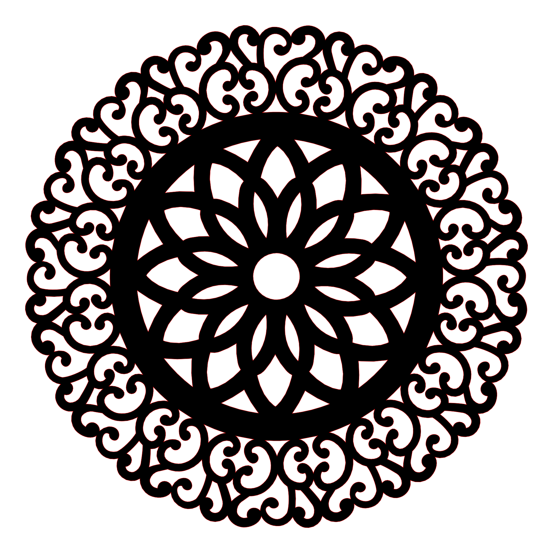 Panel decorativo mandala