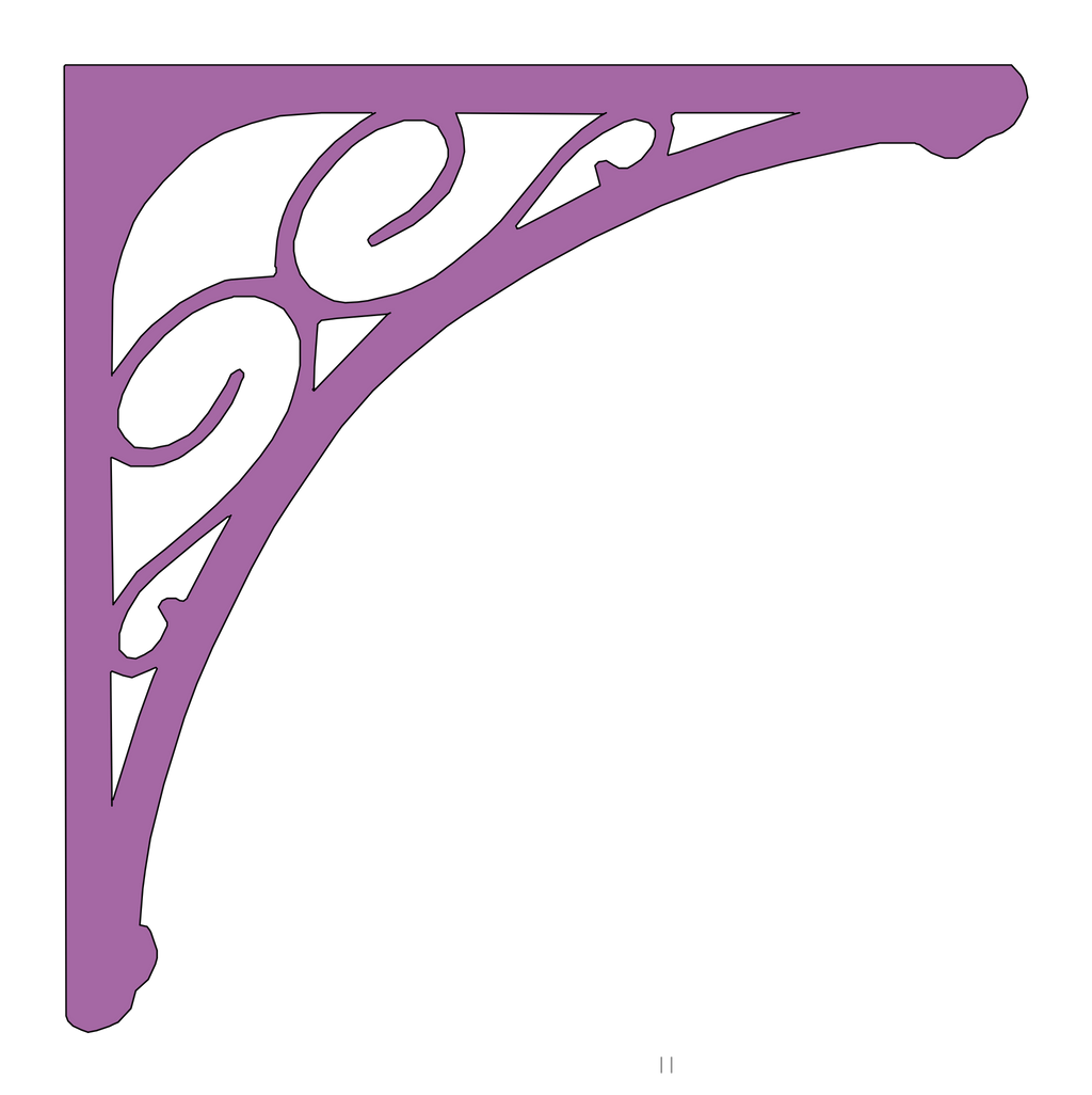 Holzecke (Paar, 2 Stück) 045