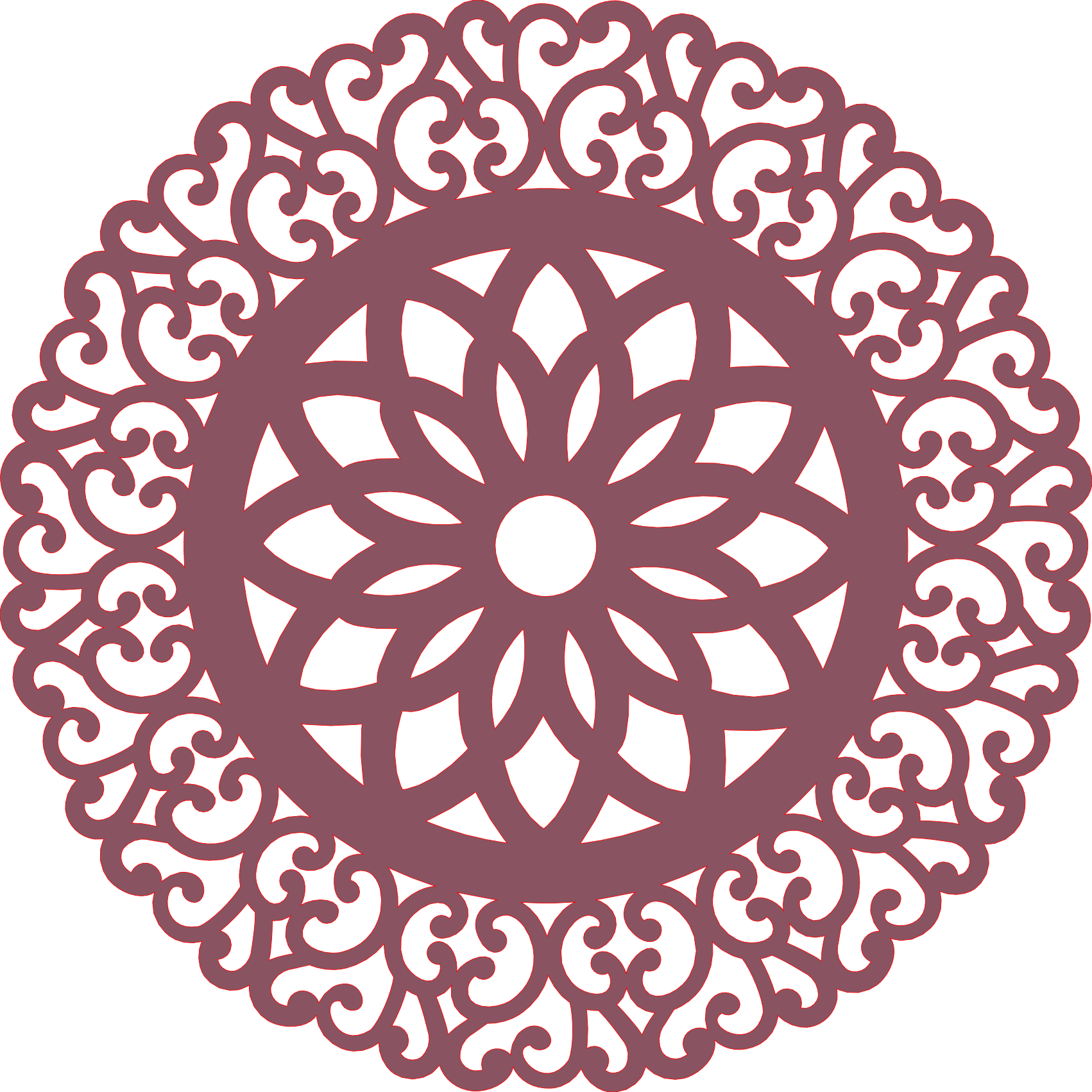 Panel decorativo mandala