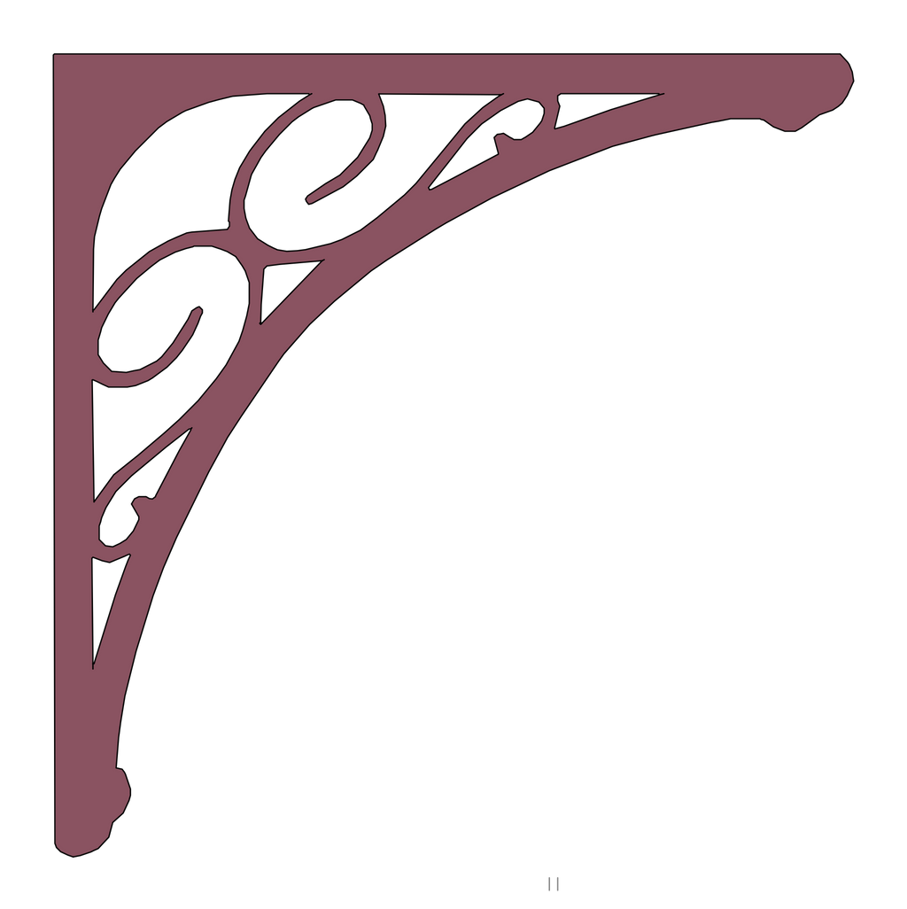 Holzecke (Paar, 2 Stück) 045