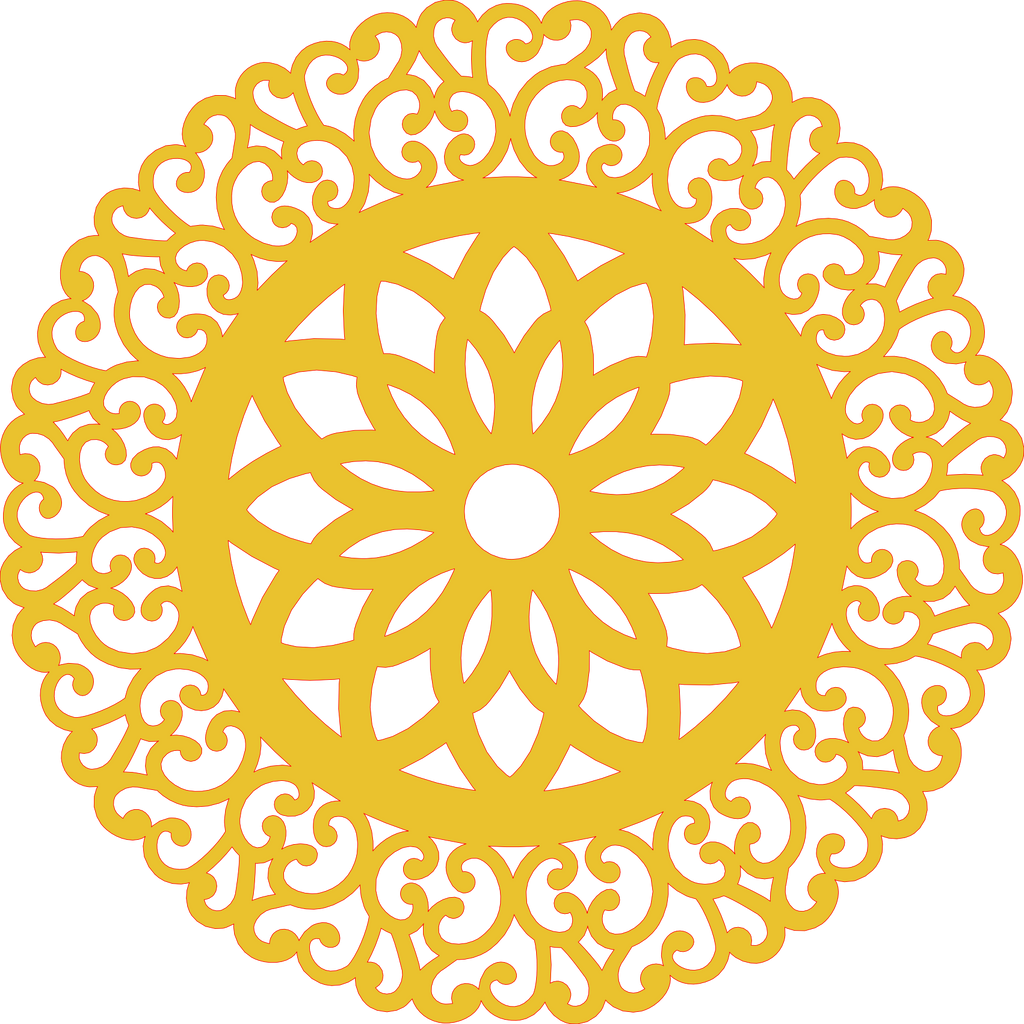 Panel decorativo mandala