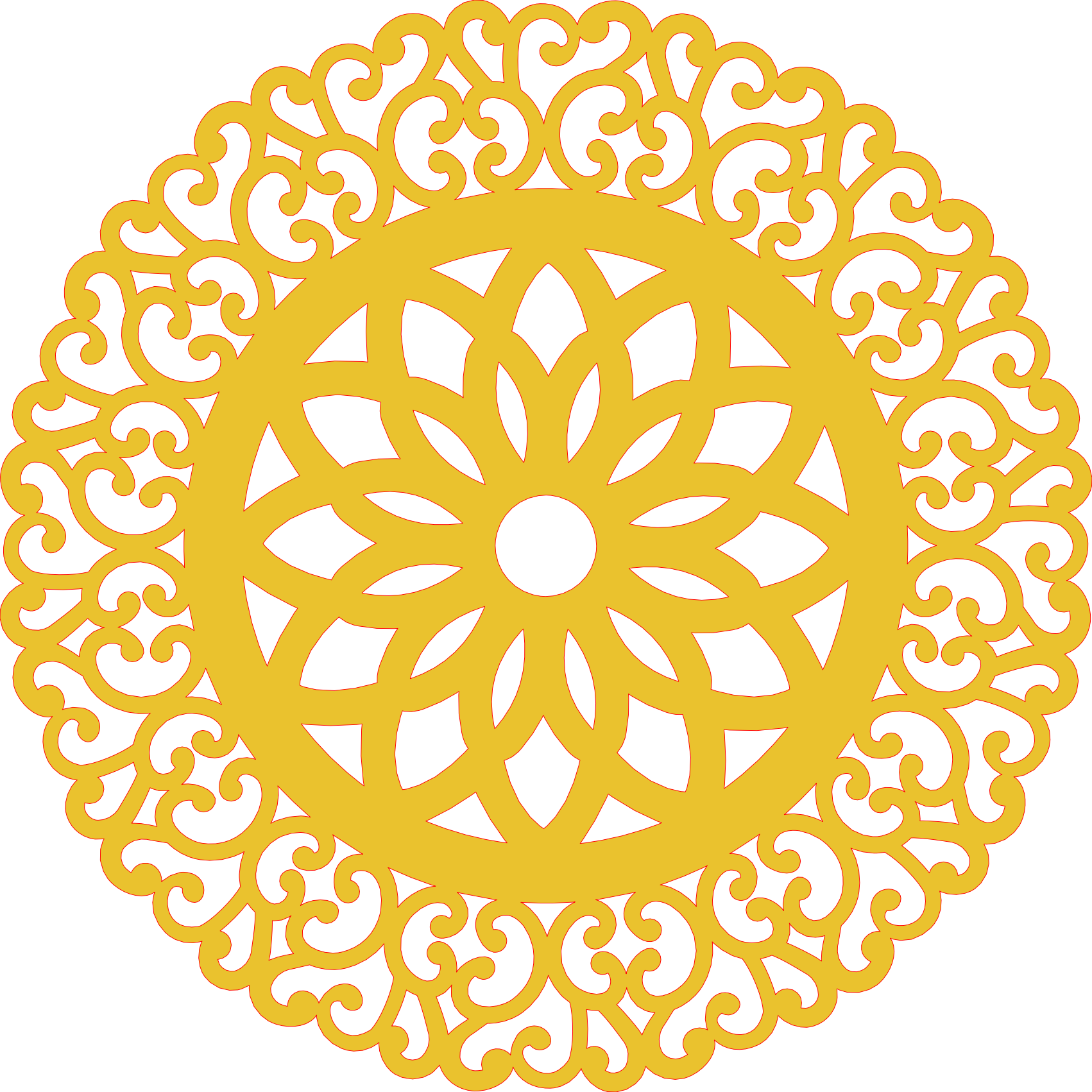 Panel decorativo mandala