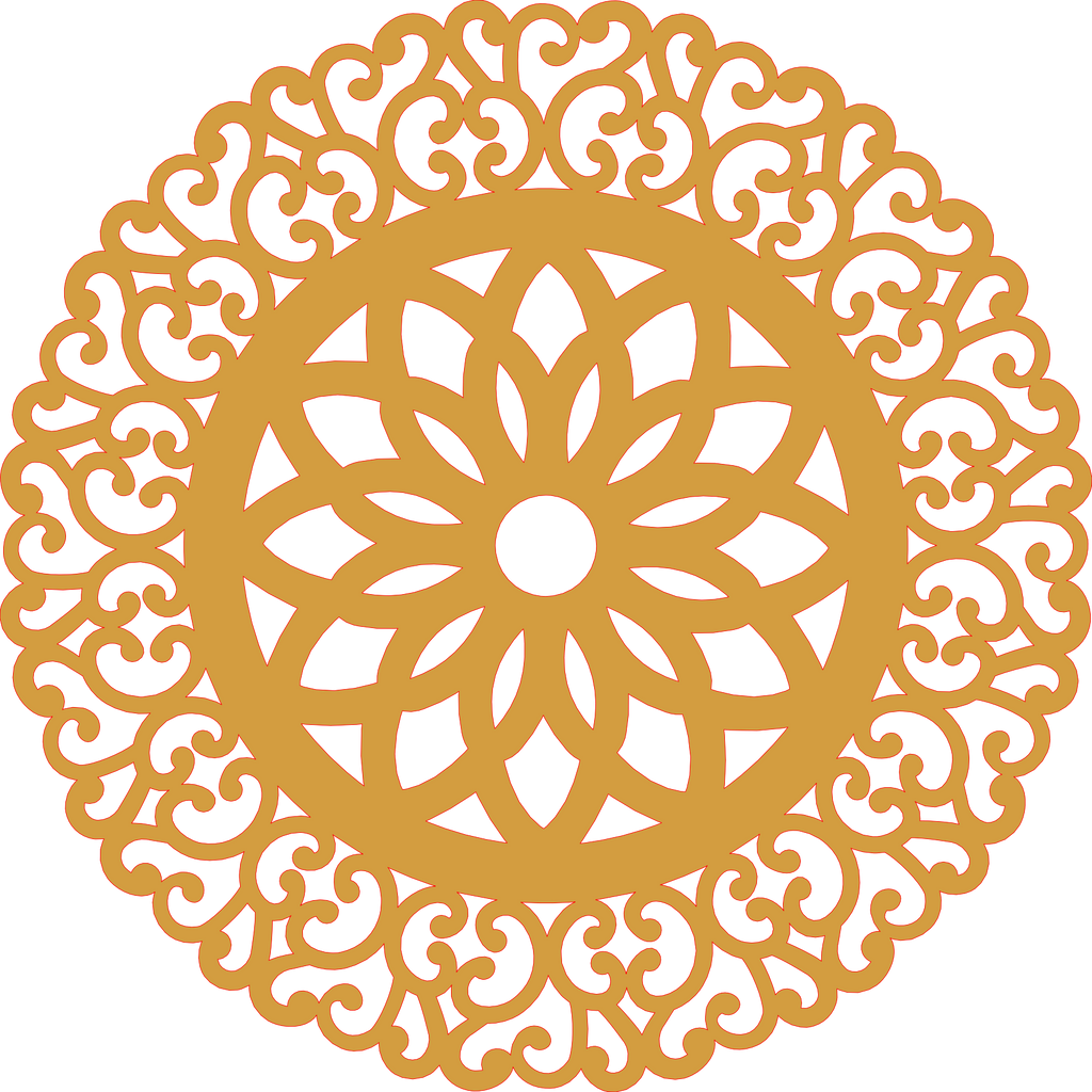 Panel decorativo mandala