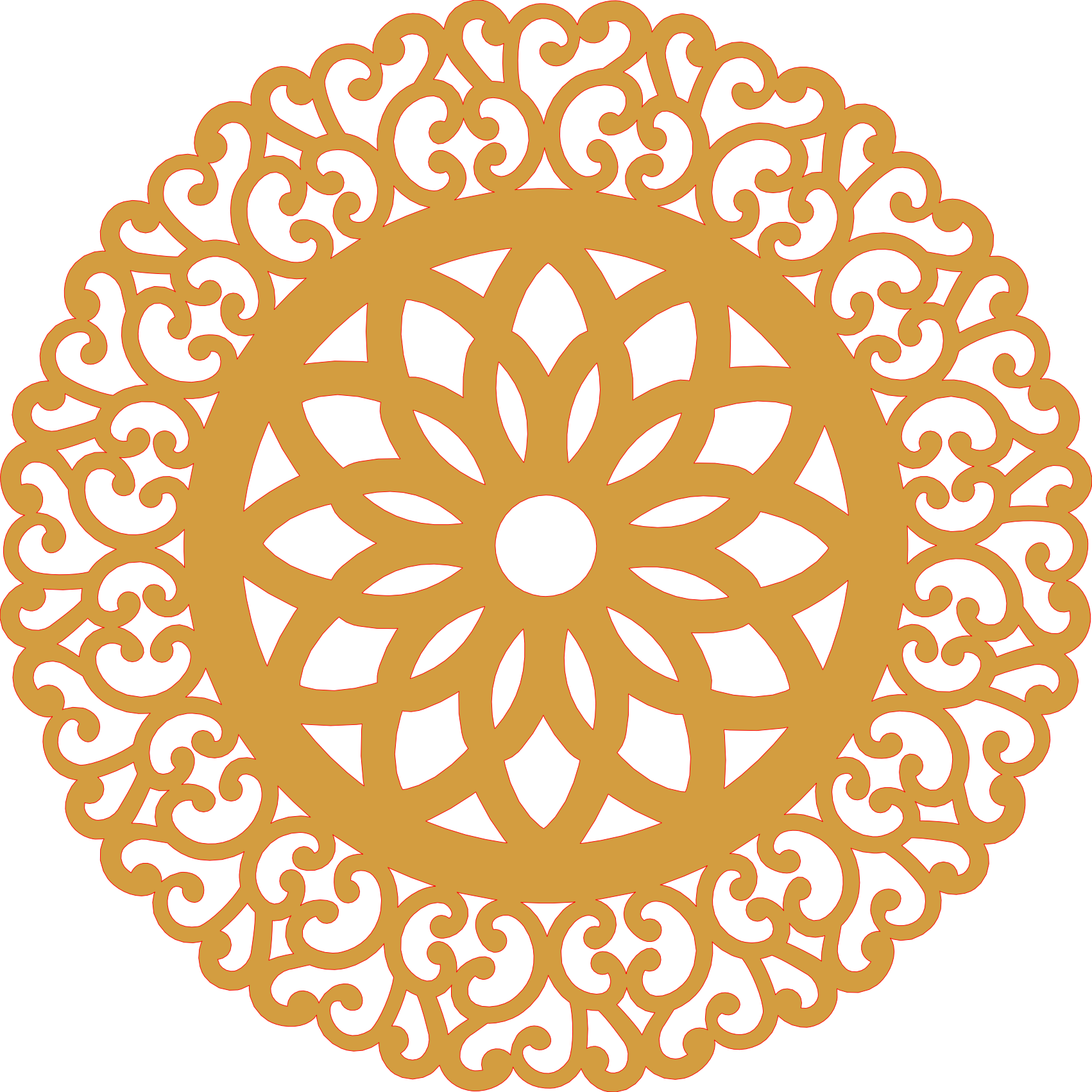 Panel decorativo mandala