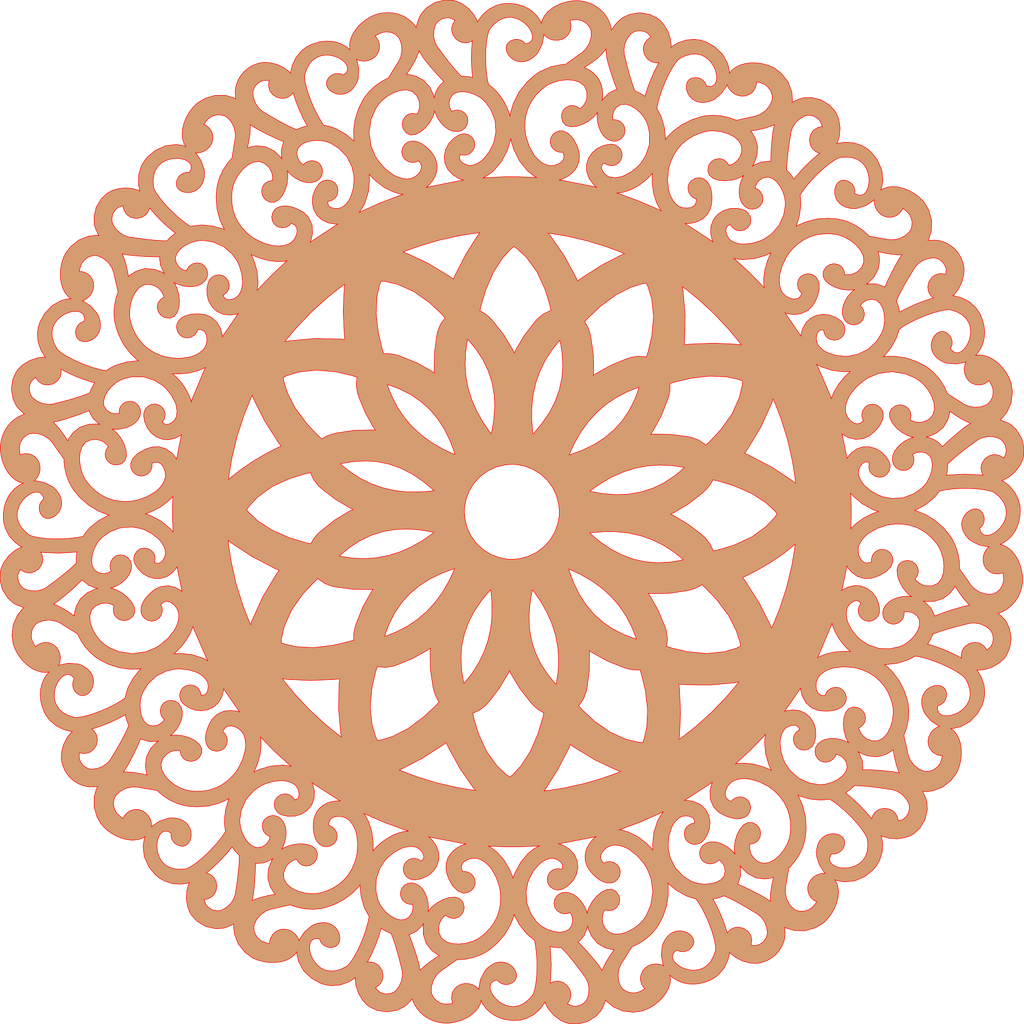Panel decorativo mandala