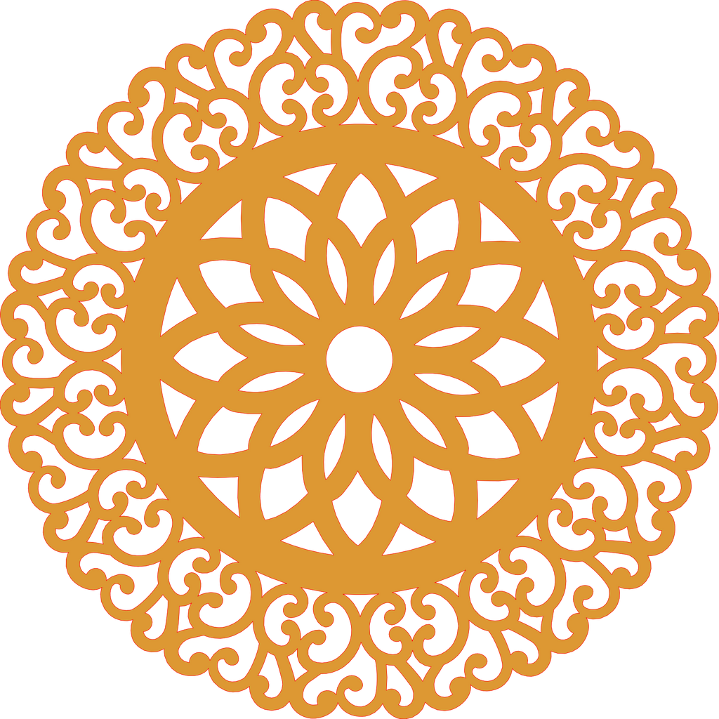 Panel decorativo mandala