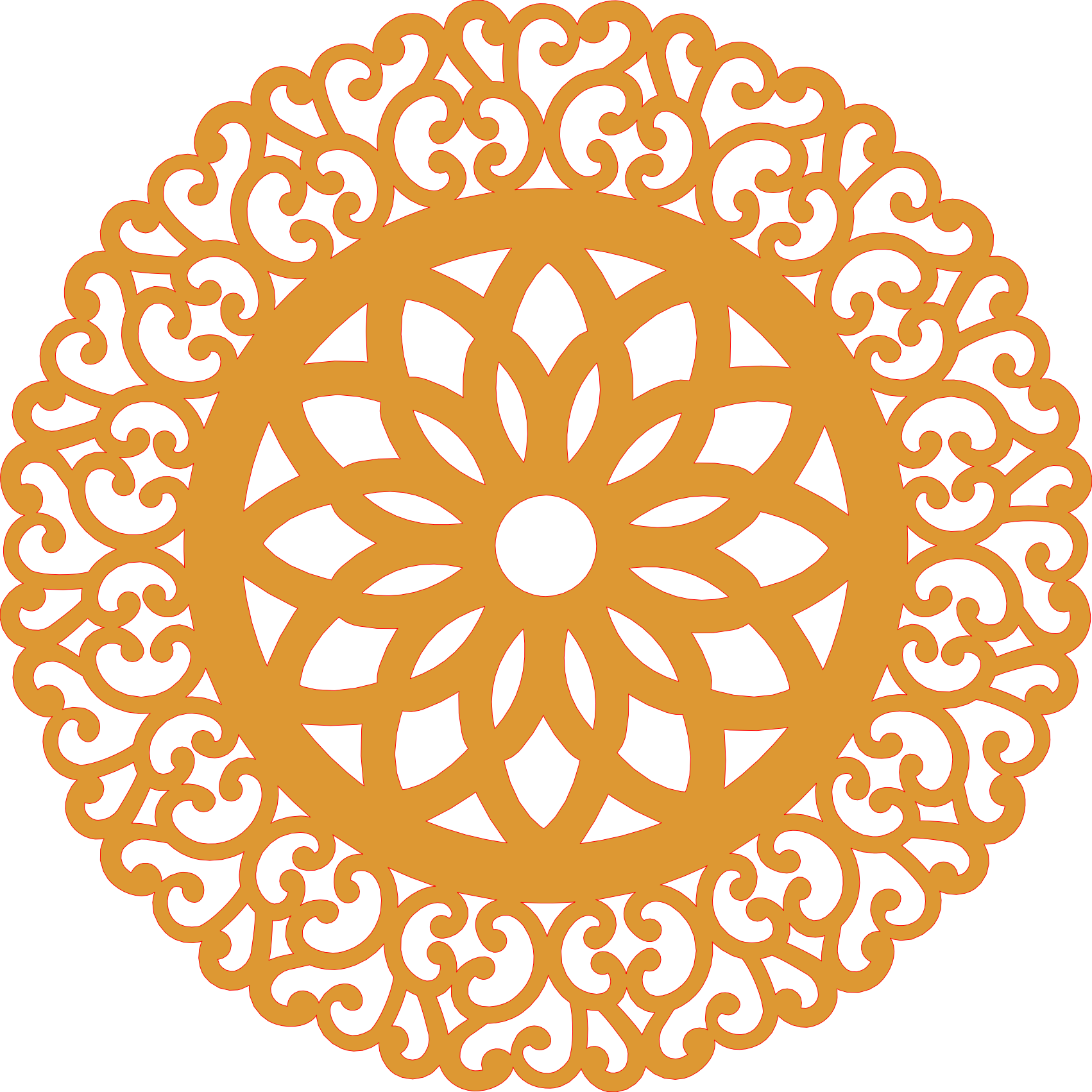 Panel decorativo mandala