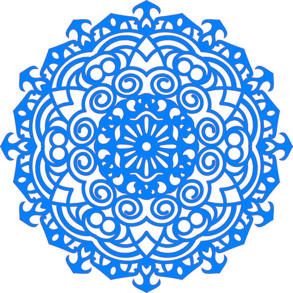 Decoración mandala de madera