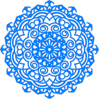 Decoración mandala de madera