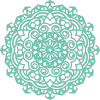 Decoración mandala de madera