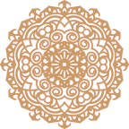 Decoración mandala de madera