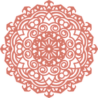 Decoración mandala de madera