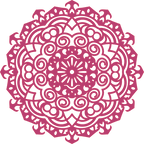 Decoración mandala de madera