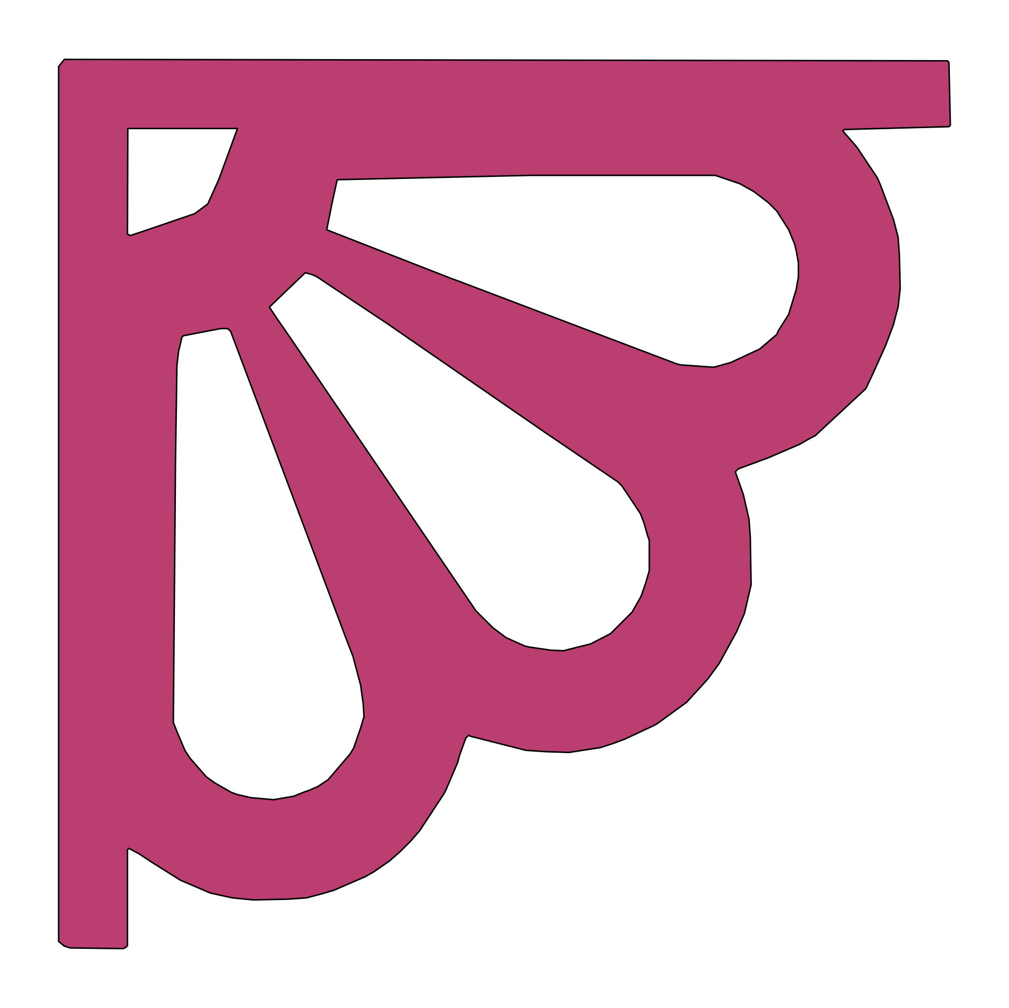 Esquina madera ( par, 2 piezas ) 046