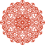 Decoración mandala de madera