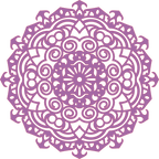 Decoración mandala de madera