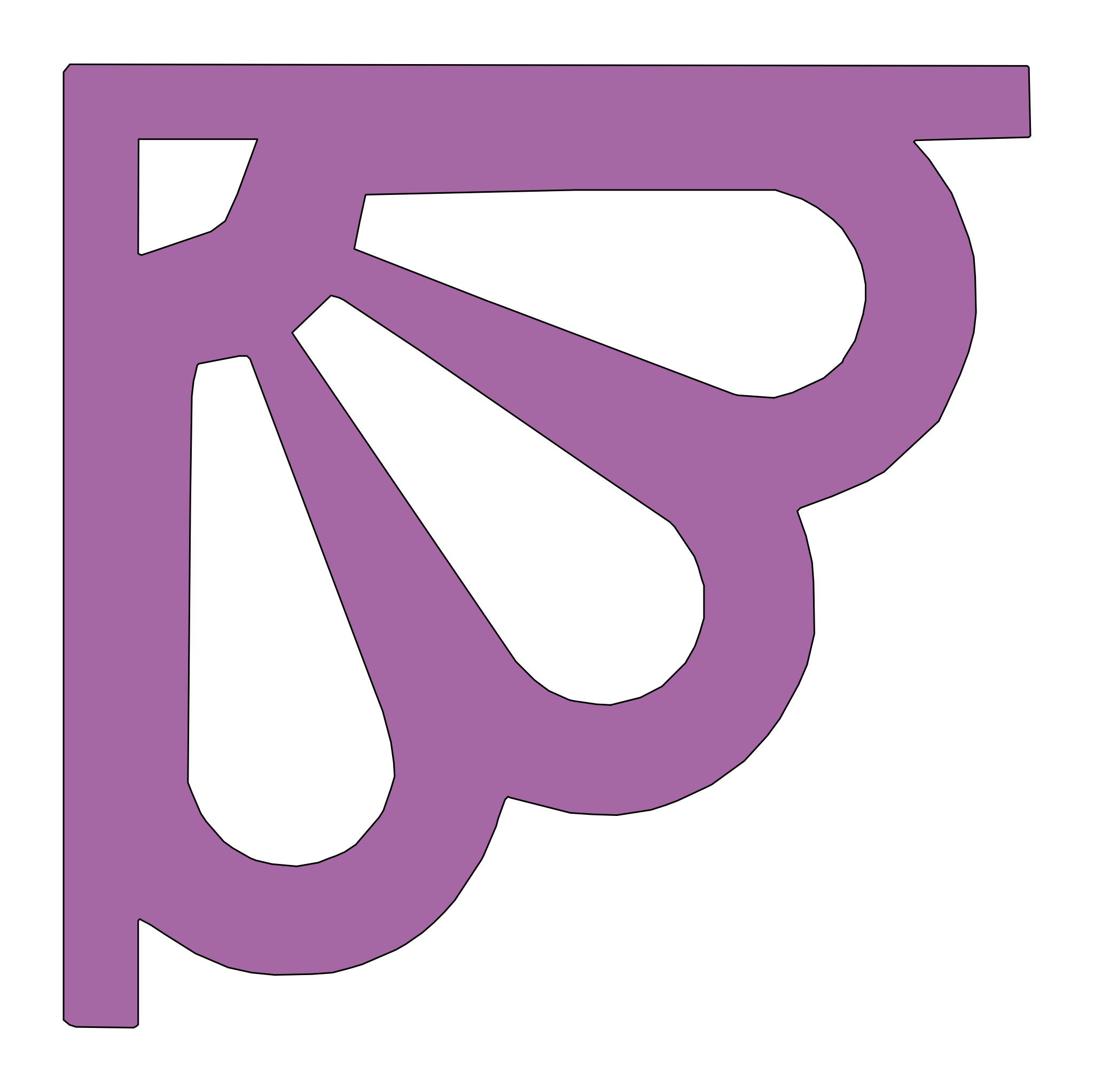 Esquina madera ( par, 2 piezas ) 046